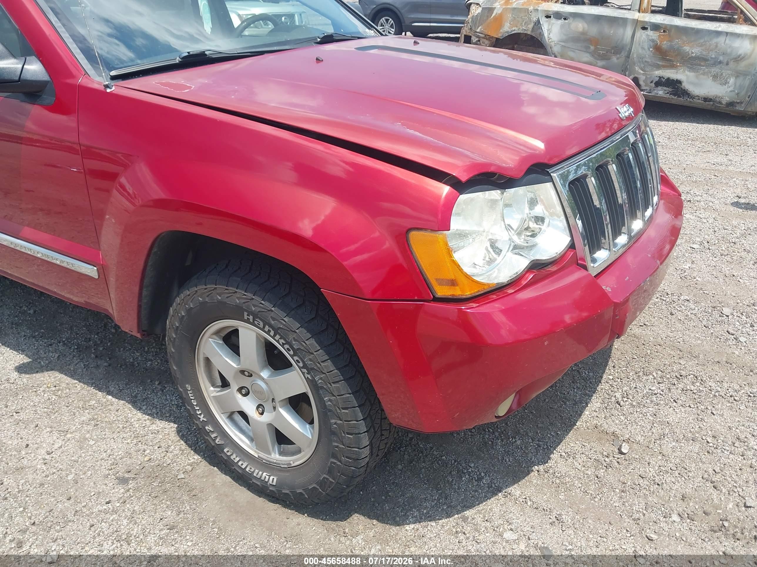 2010 Jeep Grand Cherokee Laredo Red vin: 1J4PS4GK5AC121219