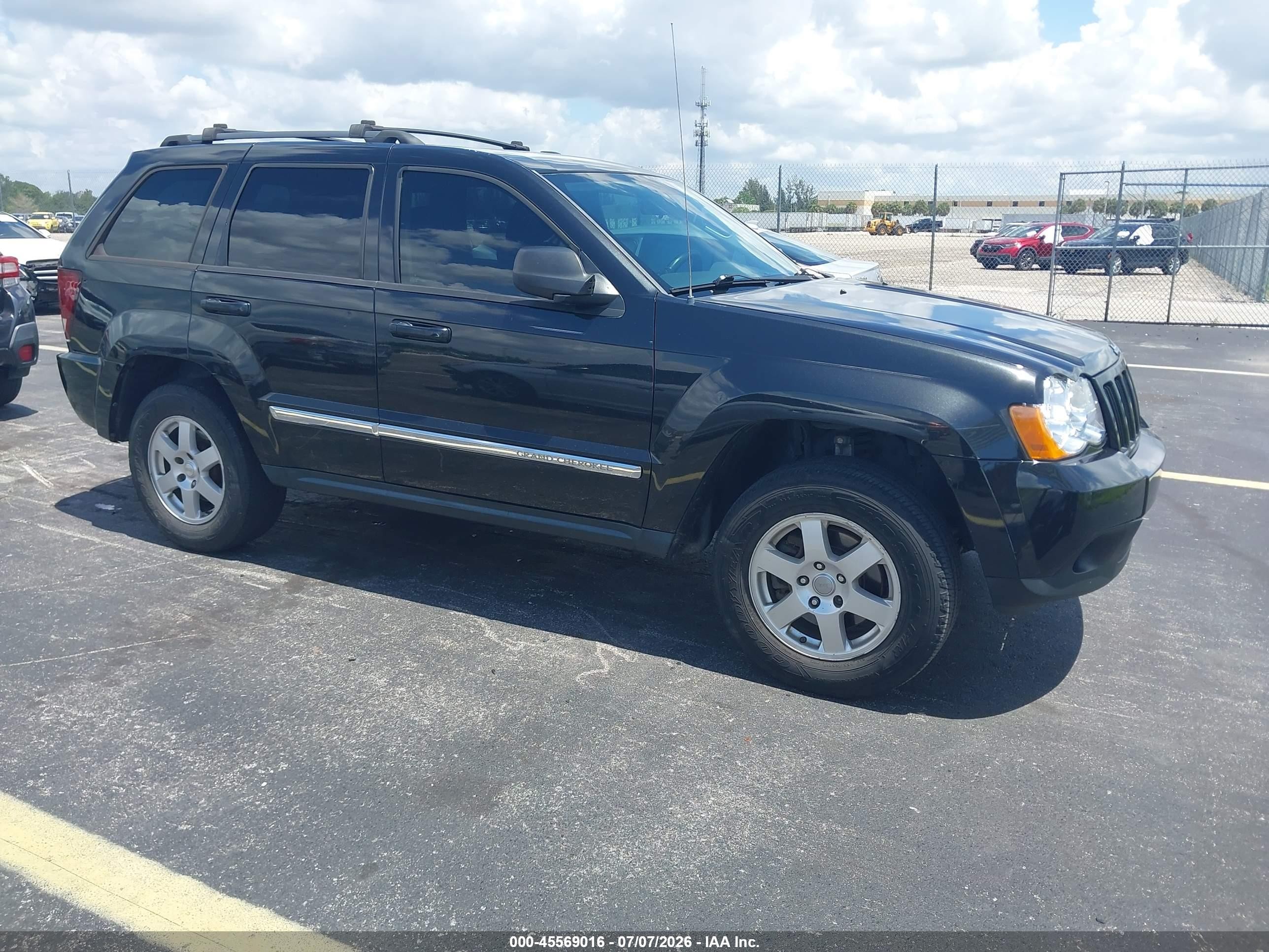 2010 Jeep Grand Cherokee Laredo Black vin: 1J4PS4GKXAC124309