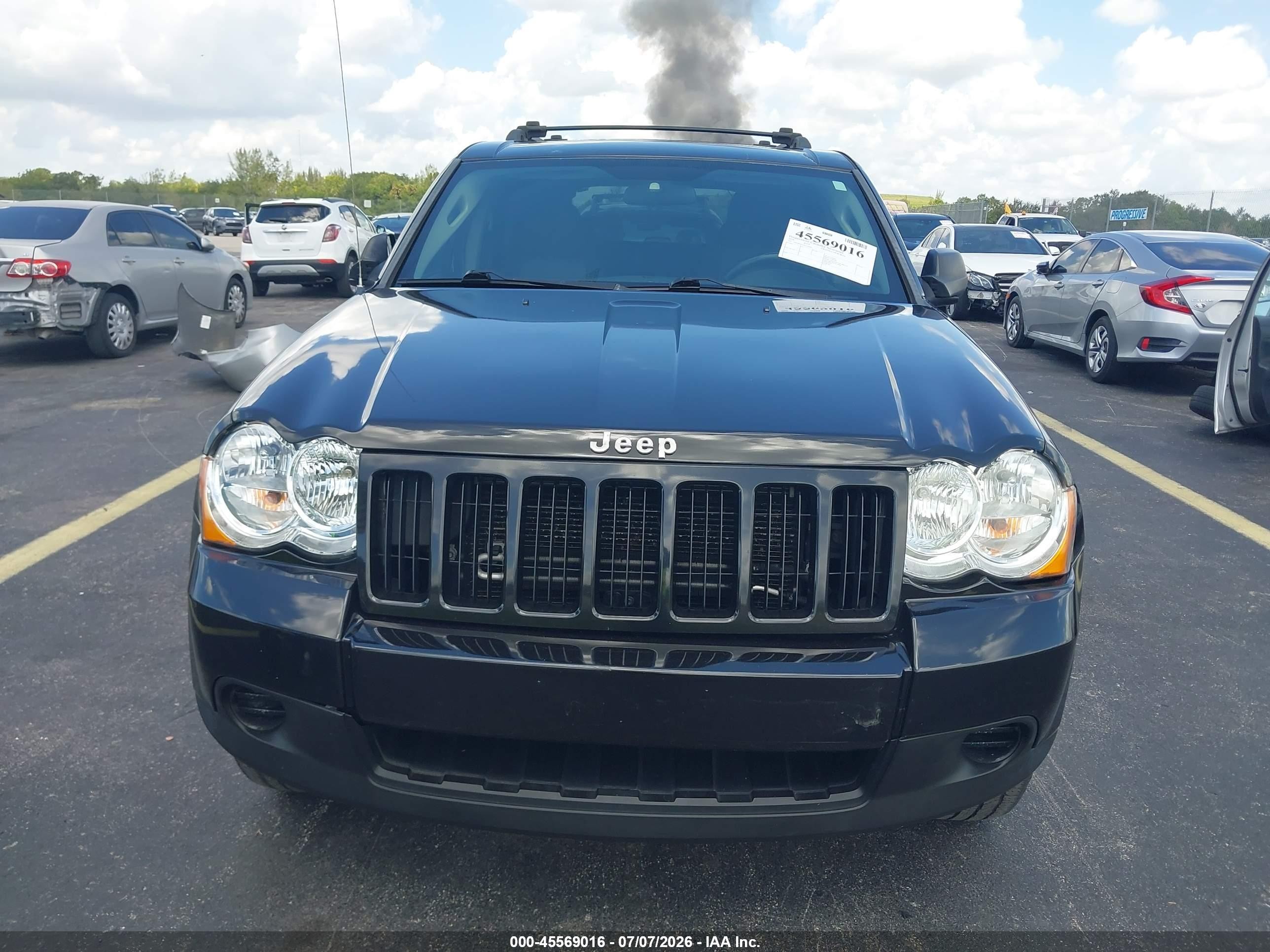 2010 Jeep Grand Cherokee Laredo Black vin: 1J4PS4GKXAC124309