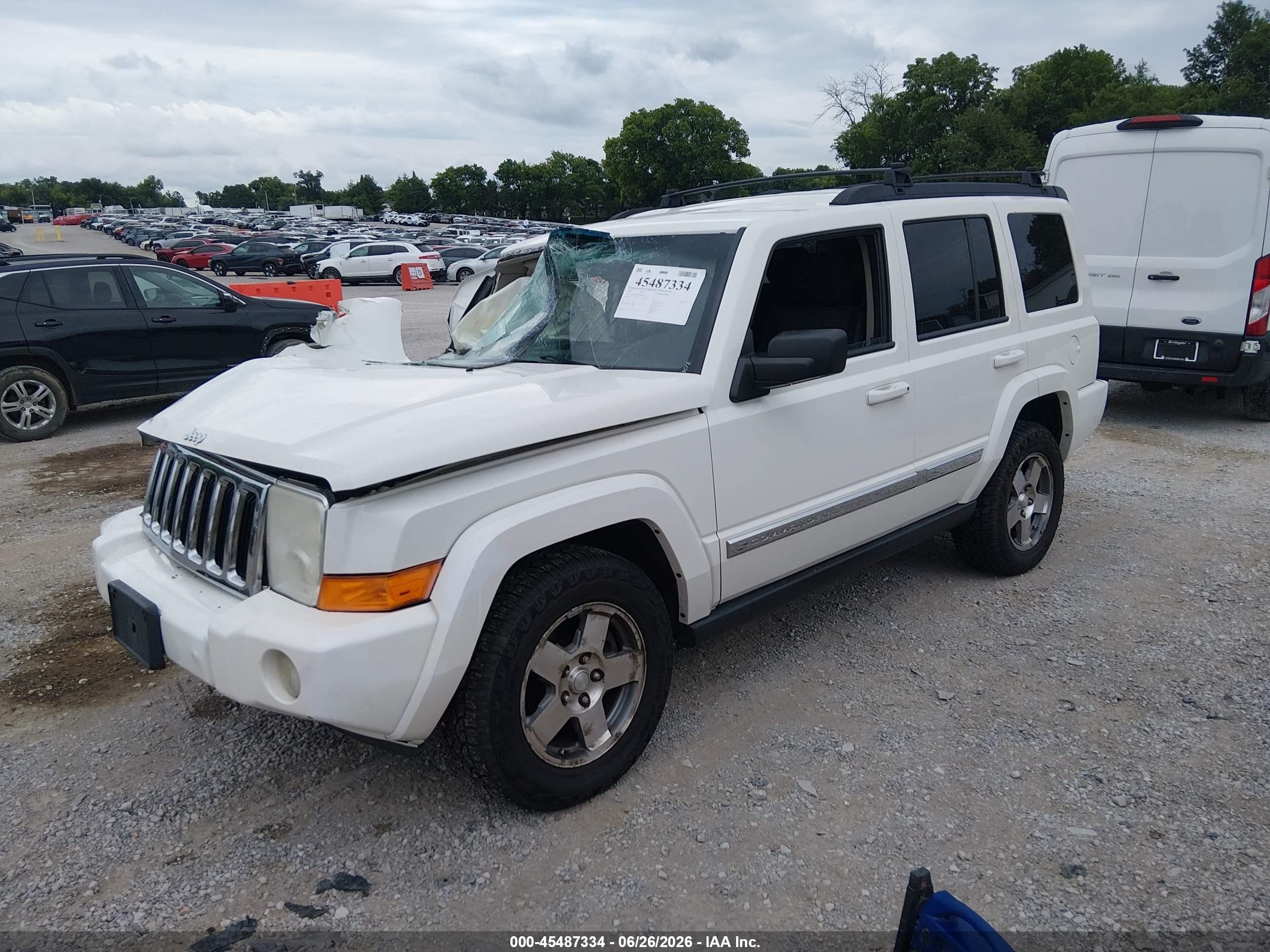 2010 Jeep Commander Sport White vin: 1J4RG4GK0AC140786