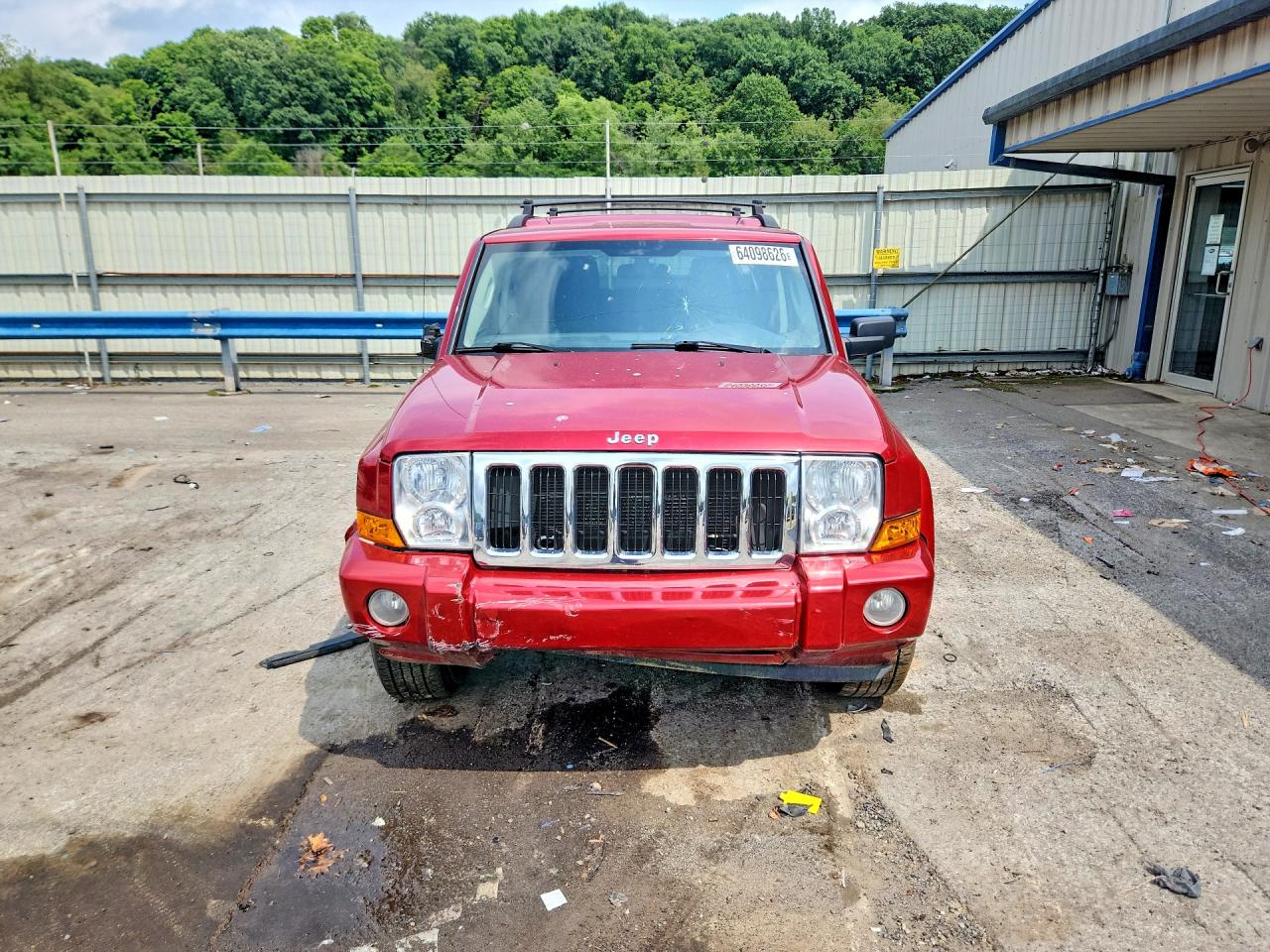 2010 Jeep Commander Sport Burgundy vin: 1J4RG4GK2AC131569