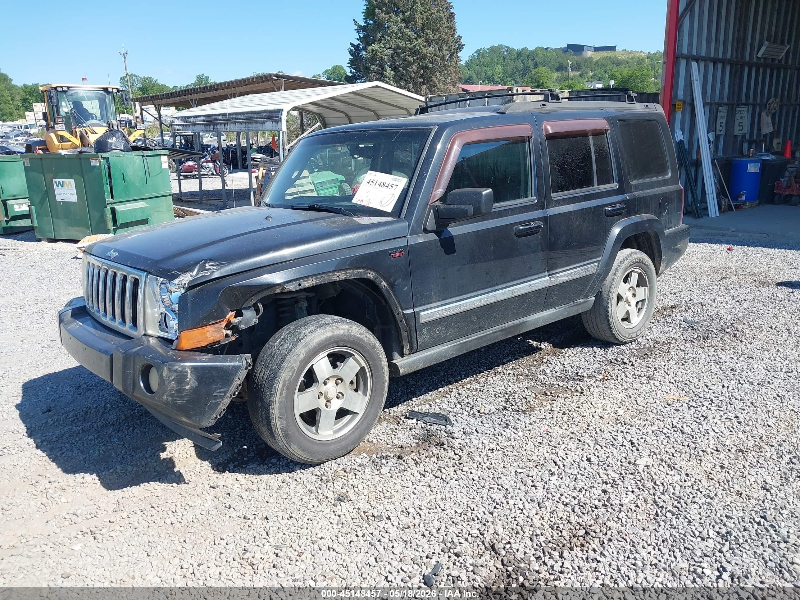 2010 Jeep Commander Sport Black vin: 1J4RG4GK4AC121996
