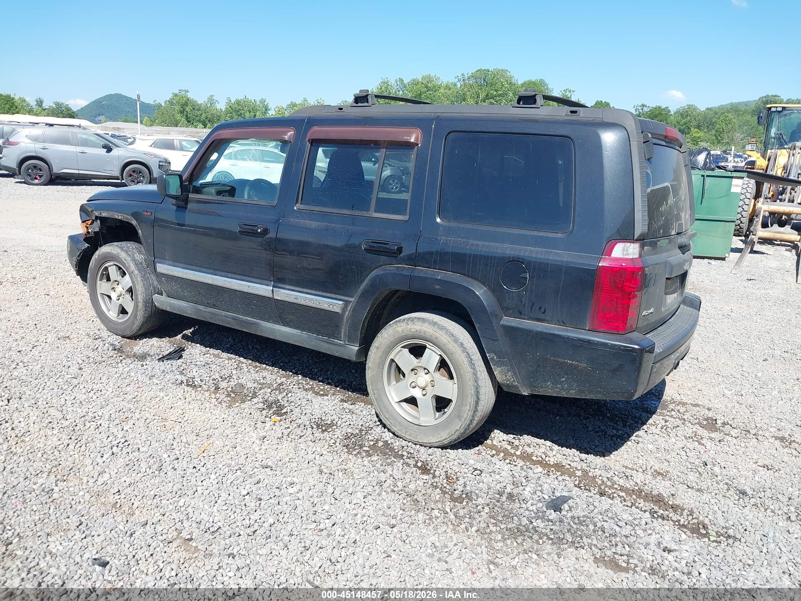 2010 Jeep Commander Sport Black vin: 1J4RG4GK4AC121996