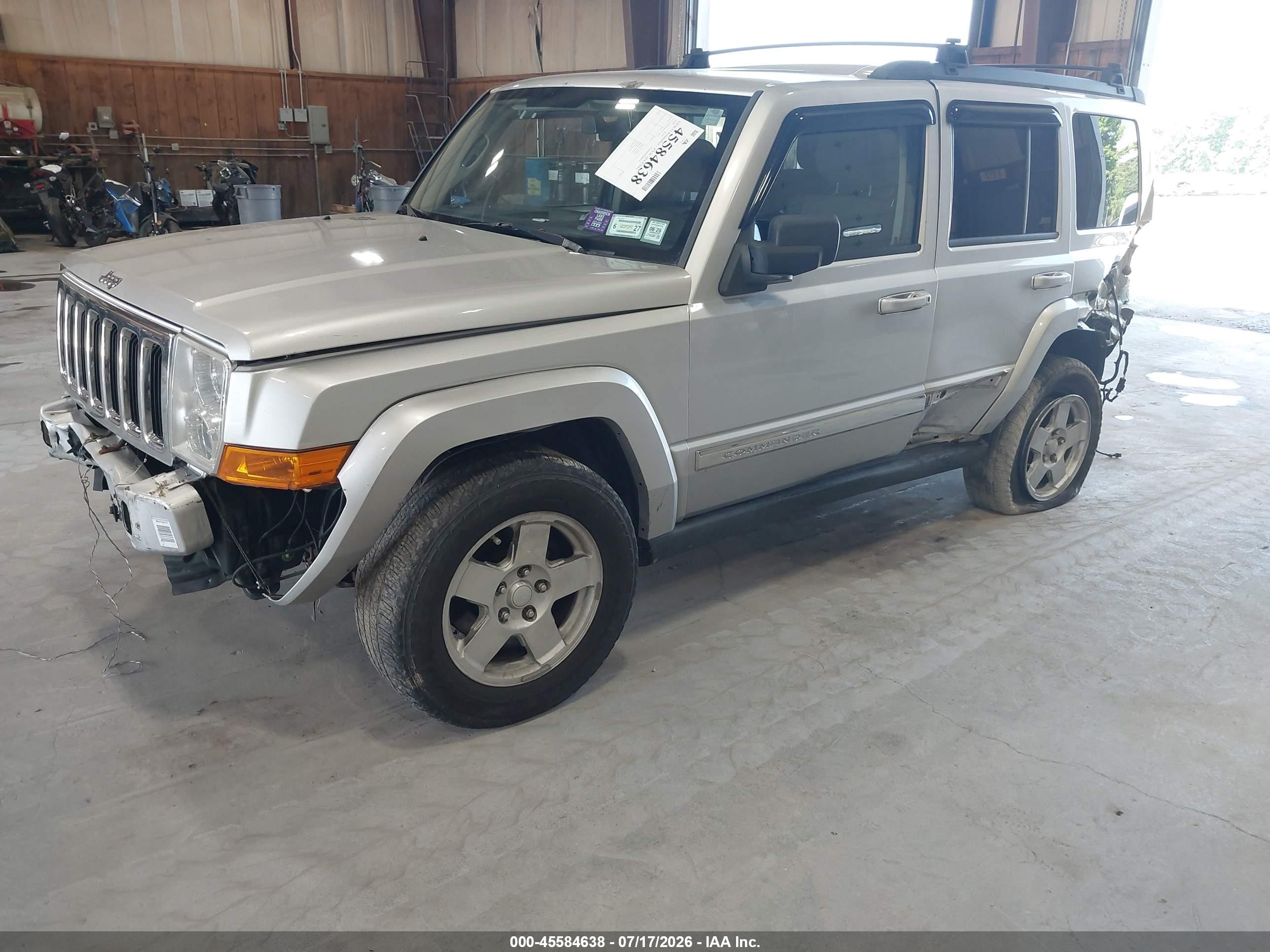 2010 Jeep Commander Sport Gray vin: 1J4RG4GK9AC148417