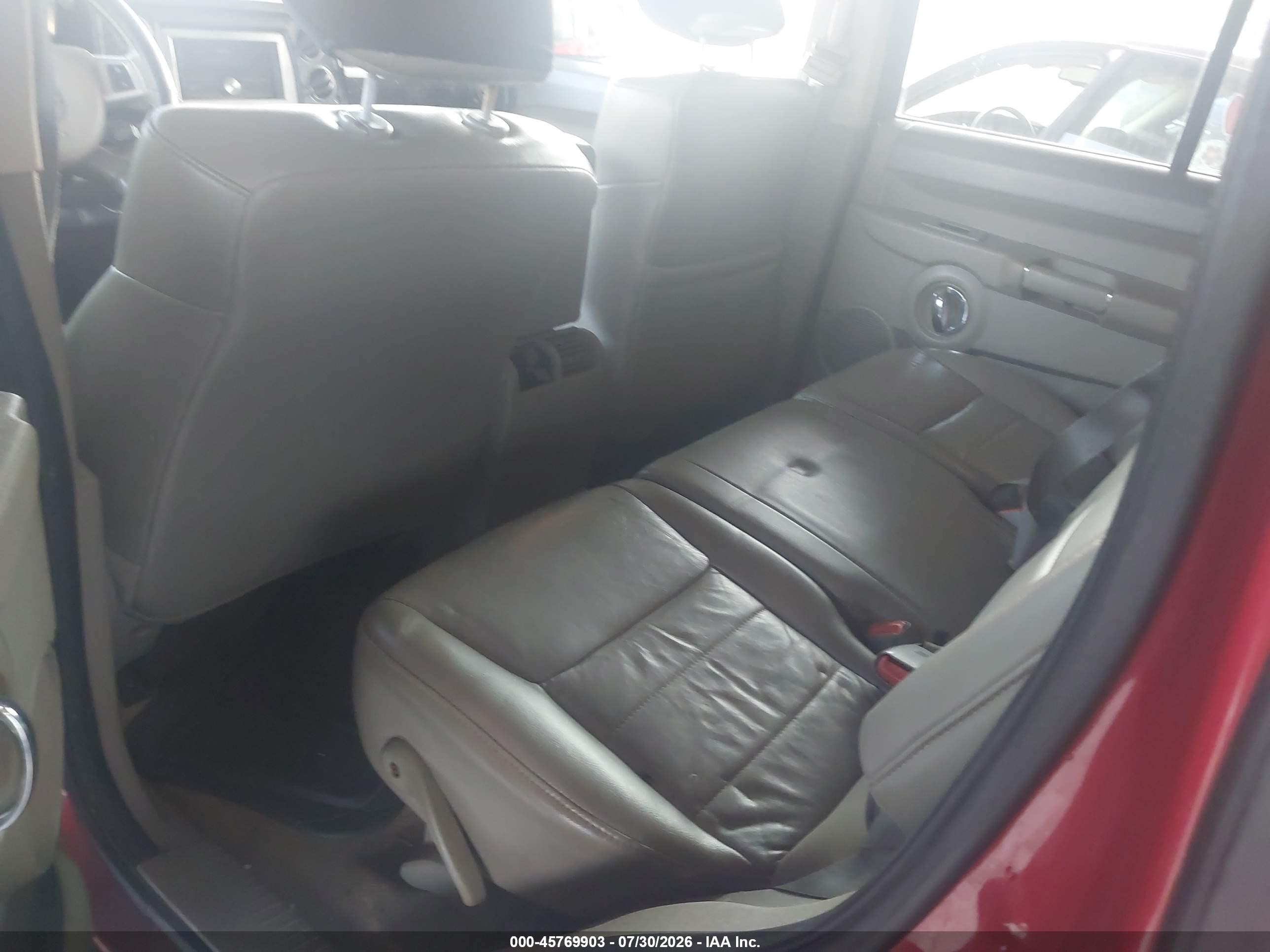 2010 Jeep Commander Sport Burgundy vin: 1J4RG4GT6AC114413