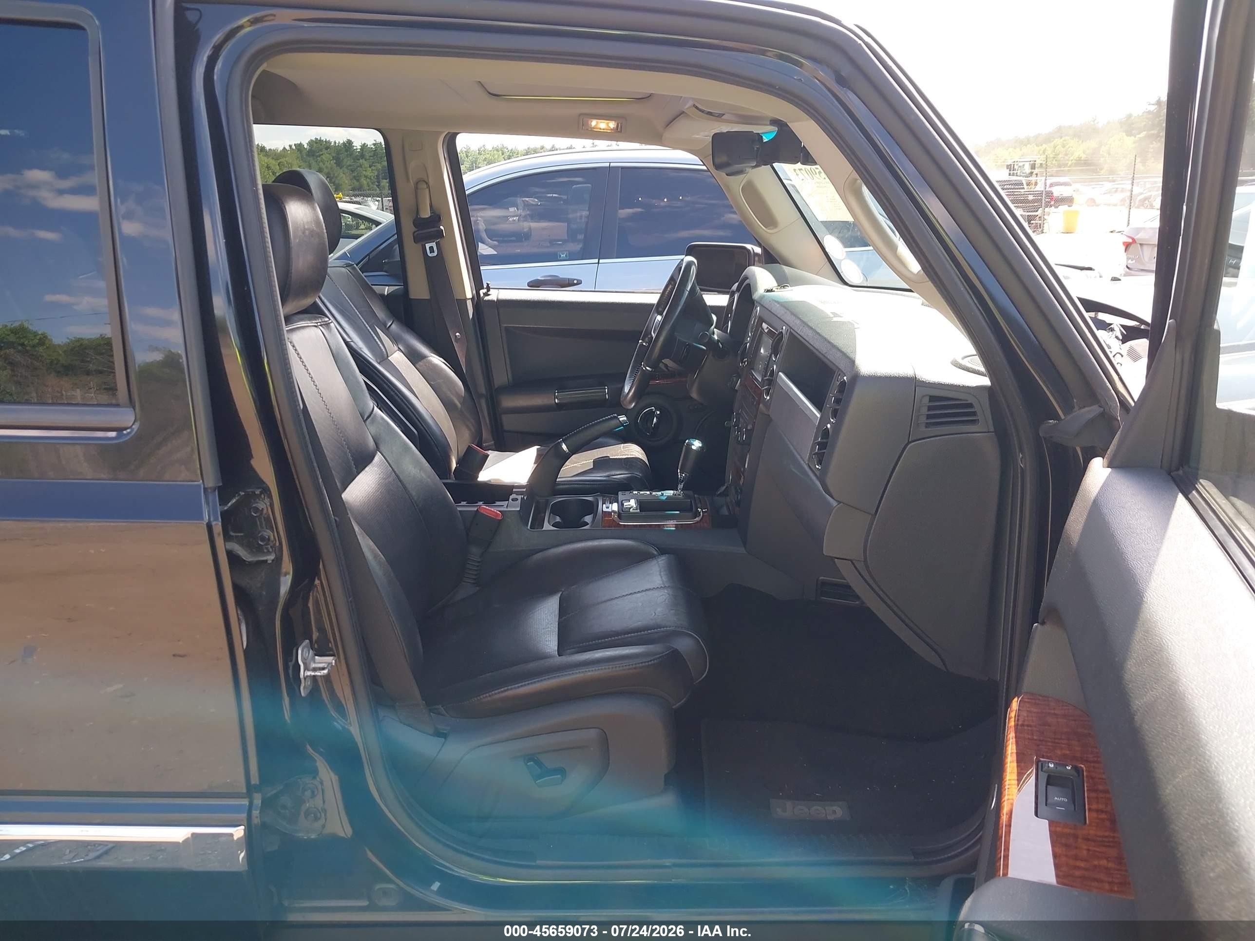 2010 Jeep Commander Limited Black vin: 1J4RG5GT4AC137534