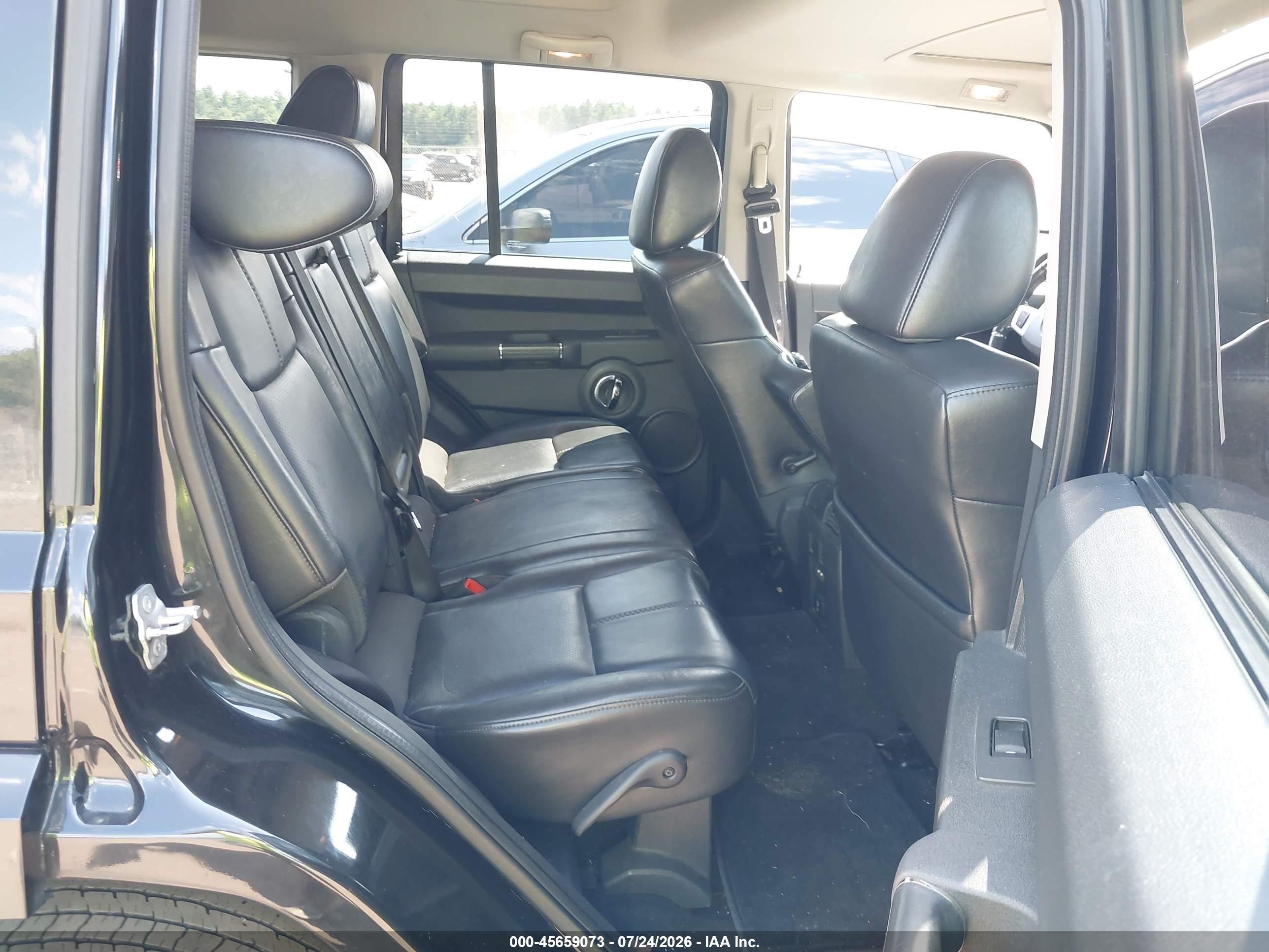 2010 Jeep Commander Limited Black vin: 1J4RG5GT4AC137534