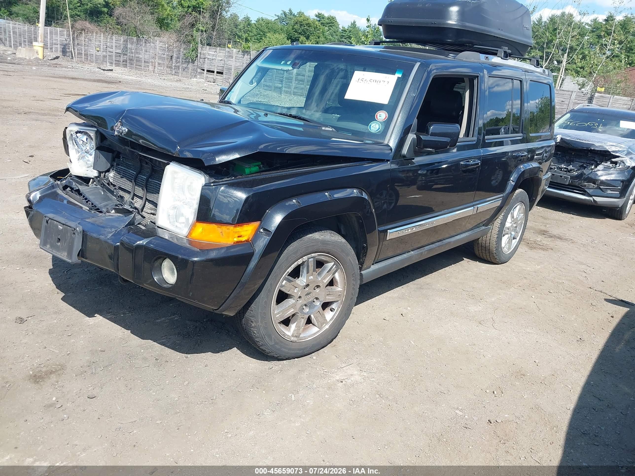 2010 Jeep Commander Limited Black vin: 1J4RG5GT4AC137534