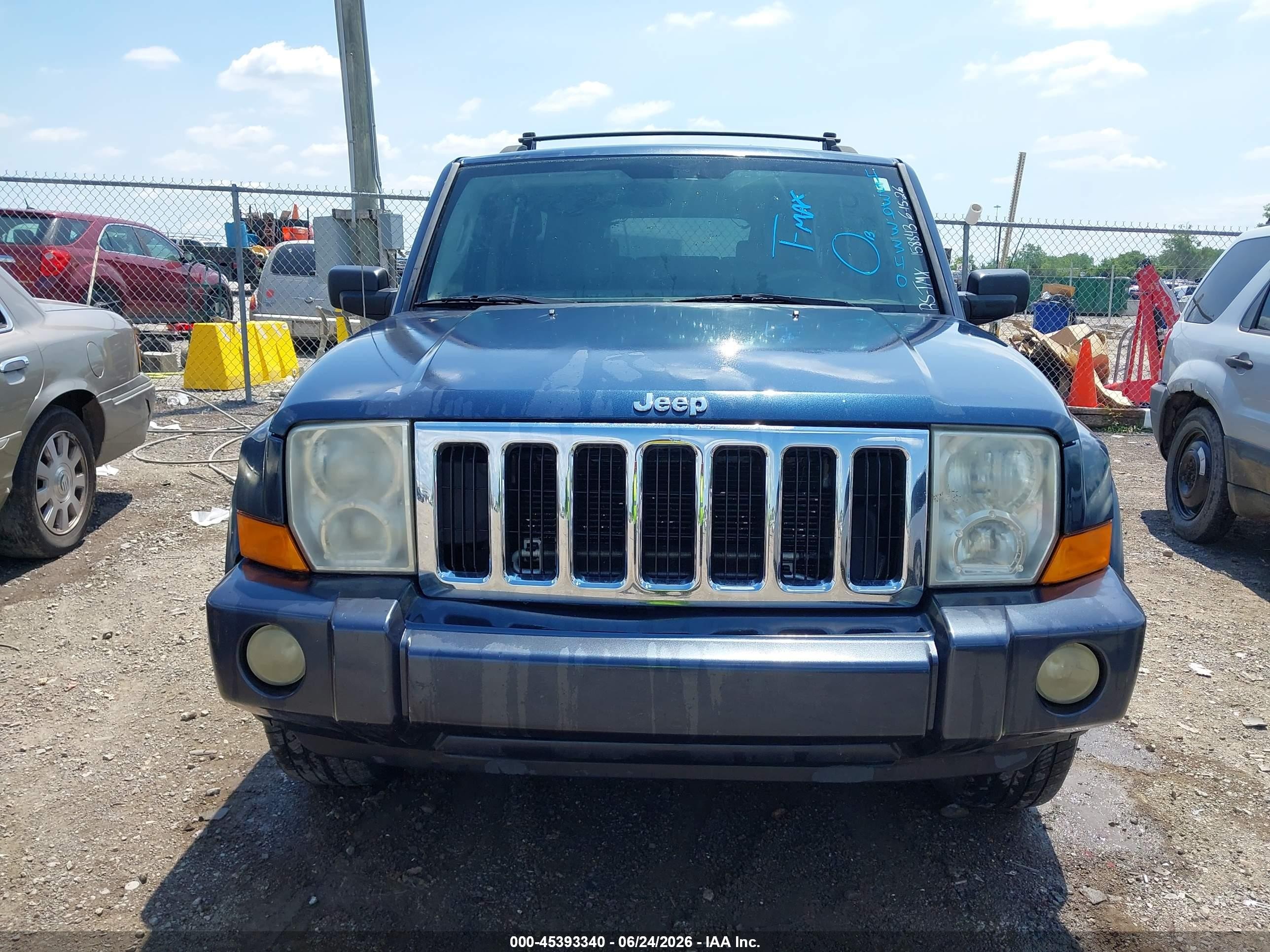 2010 Jeep Commander Sport Blue vin: 1J4RH4GK3AC158843