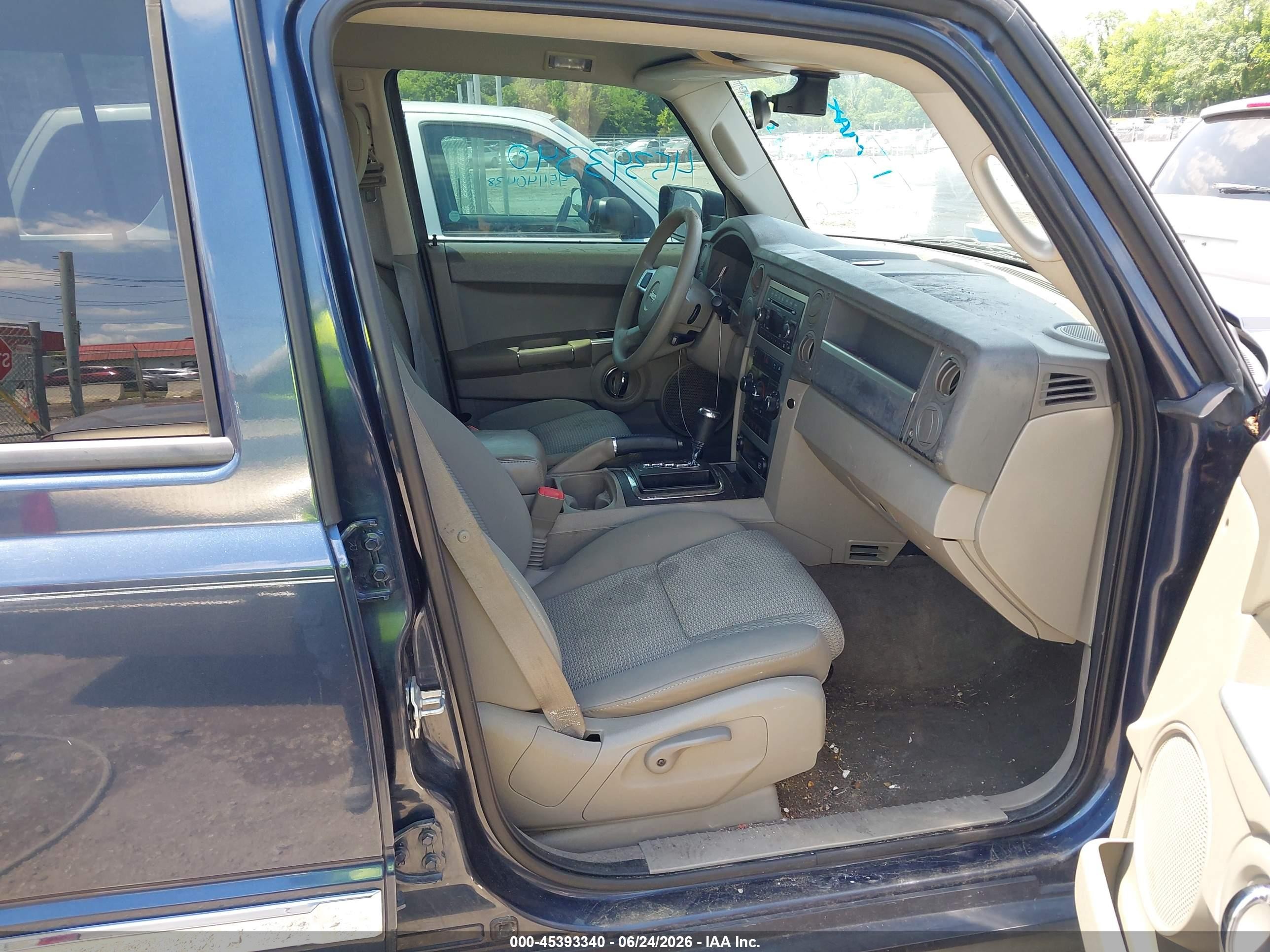 2010 Jeep Commander Sport Blue vin: 1J4RH4GK3AC158843