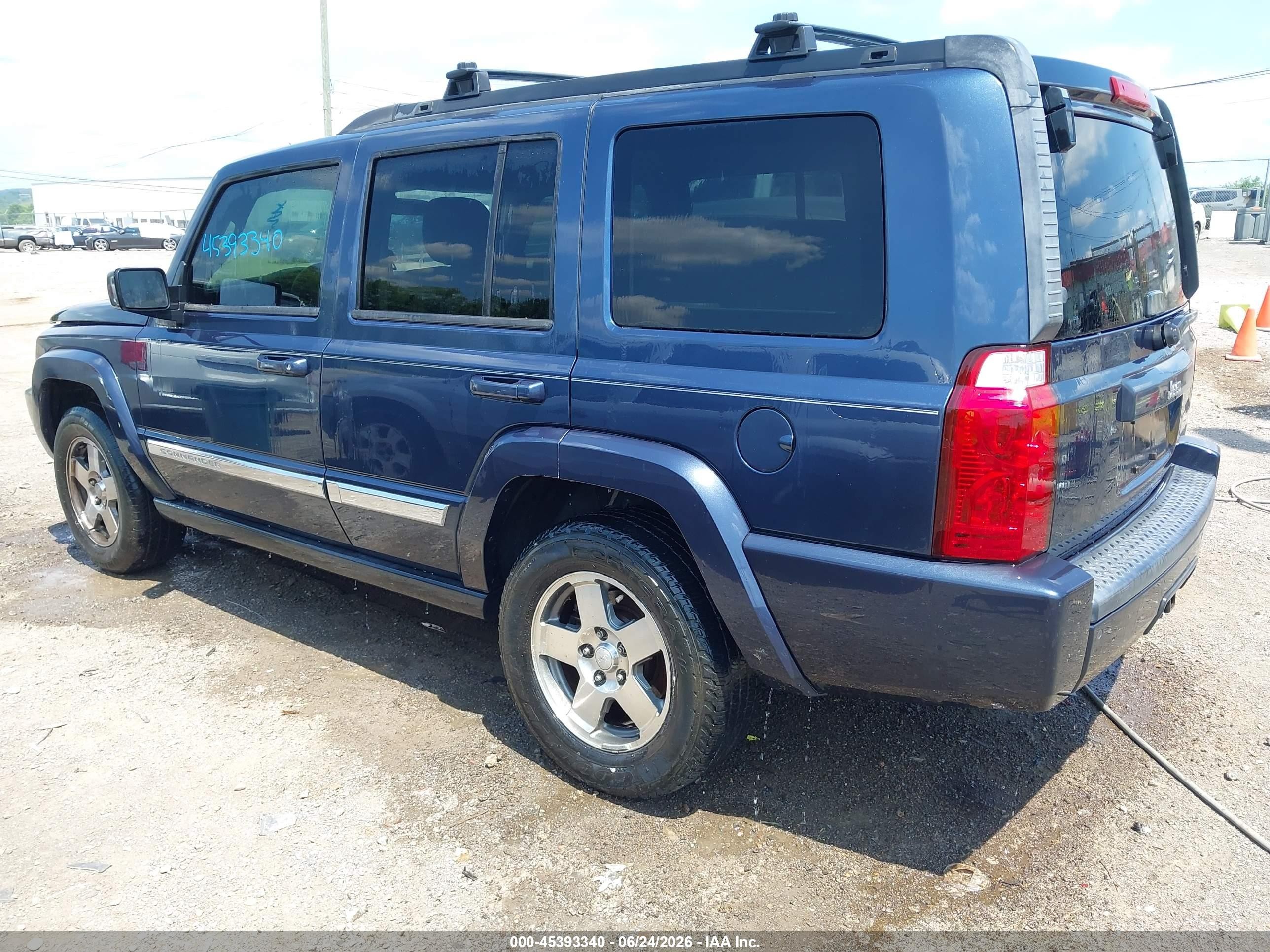 2010 Jeep Commander Sport Blue vin: 1J4RH4GK3AC158843