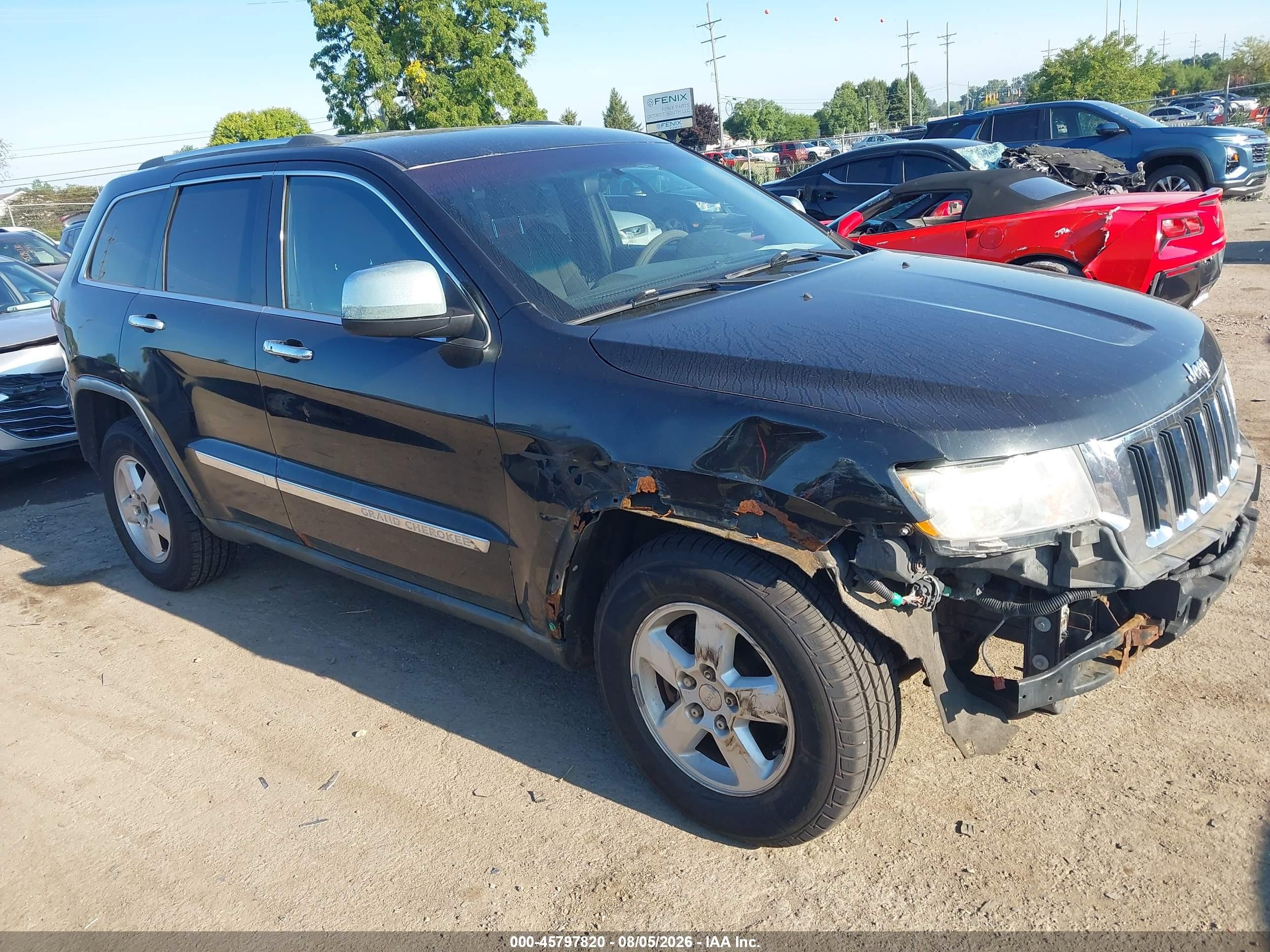 2011 Jeep Grand Cherokee Laredo Black vin: 1J4RR4GG0BC525627