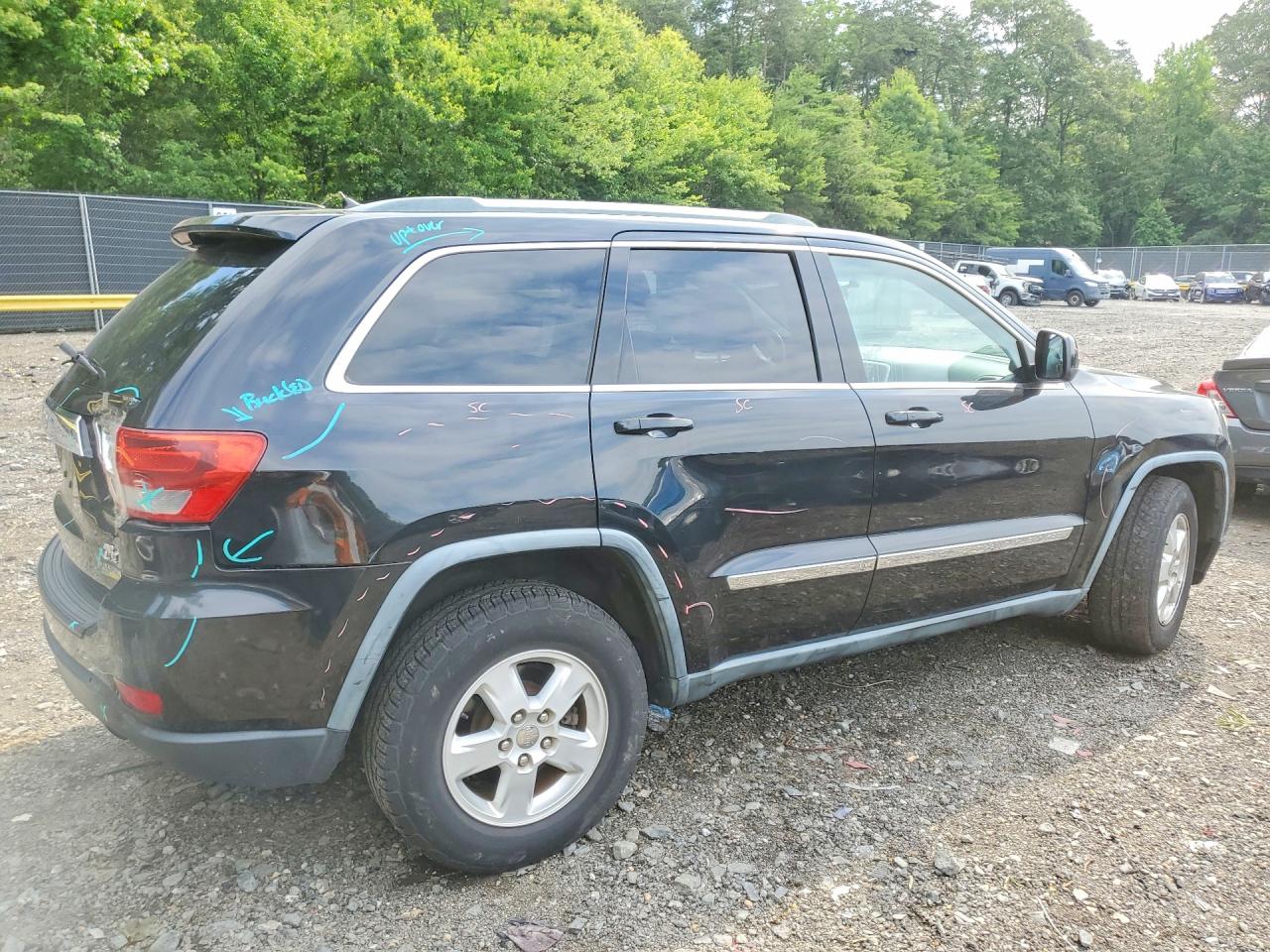 2011 Jeep Grand Cherokee Laredo Black vin: 1J4RR4GG0BC589957