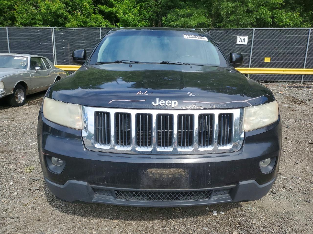 2011 Jeep Grand Cherokee Laredo Black vin: 1J4RR4GG0BC589957