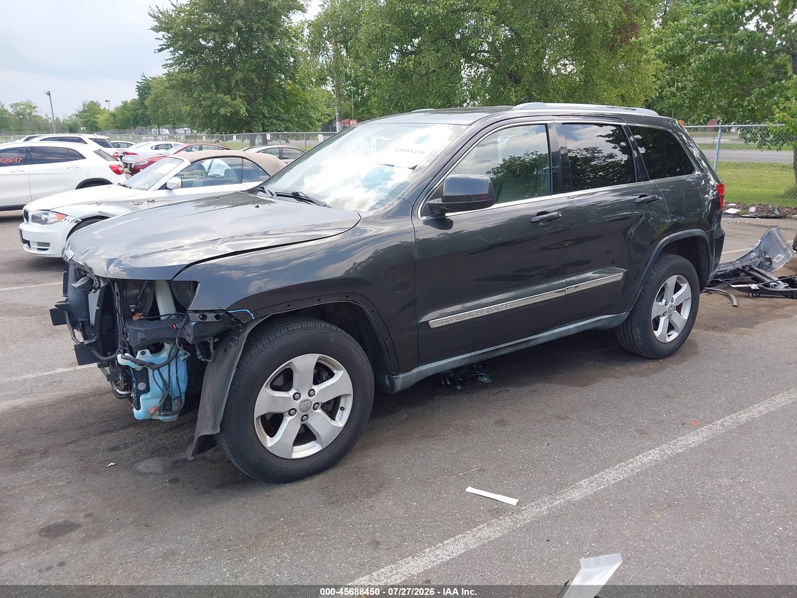2011 Jeep Grand Cherokee Laredo Black vin: 1J4RR4GG0BC736617