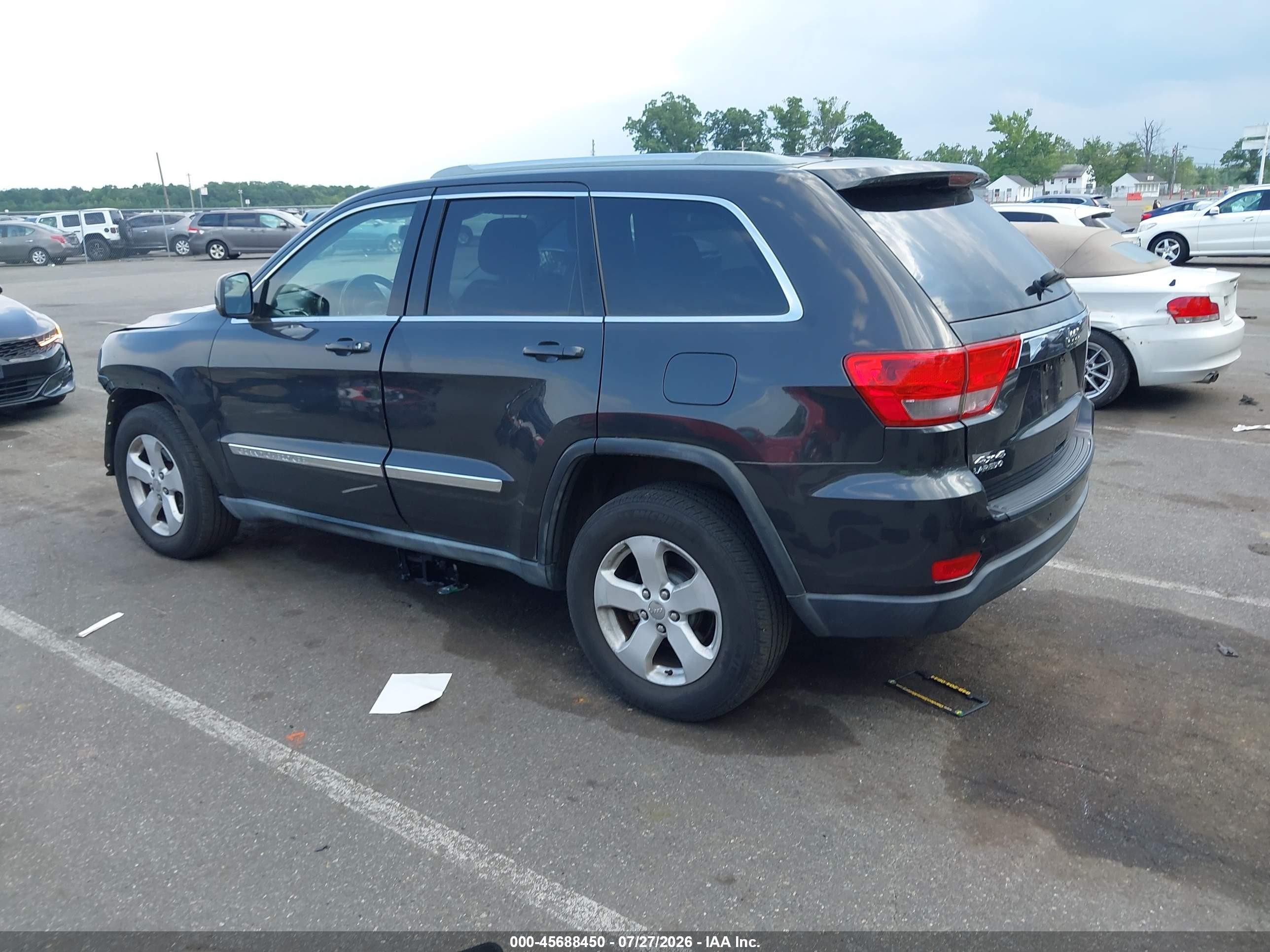 2011 Jeep Grand Cherokee Laredo Black vin: 1J4RR4GG0BC736617