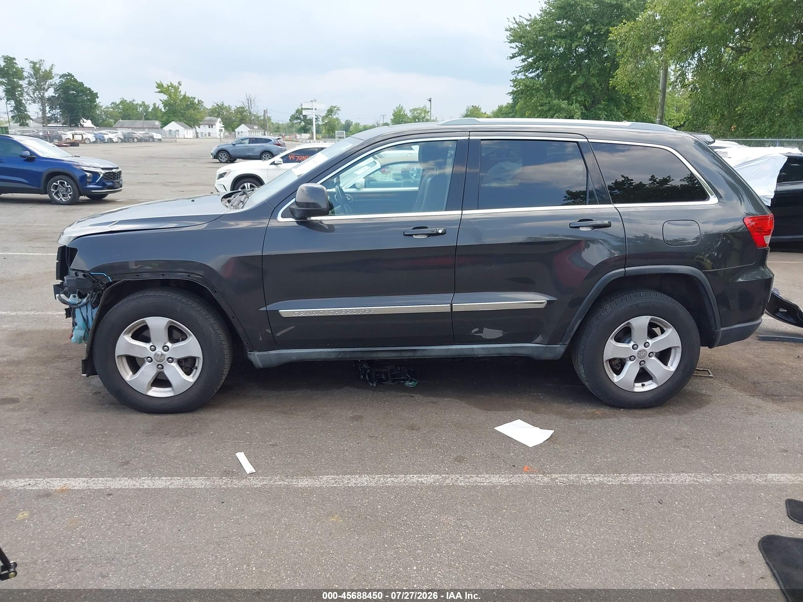 2011 Jeep Grand Cherokee Laredo Black vin: 1J4RR4GG0BC736617