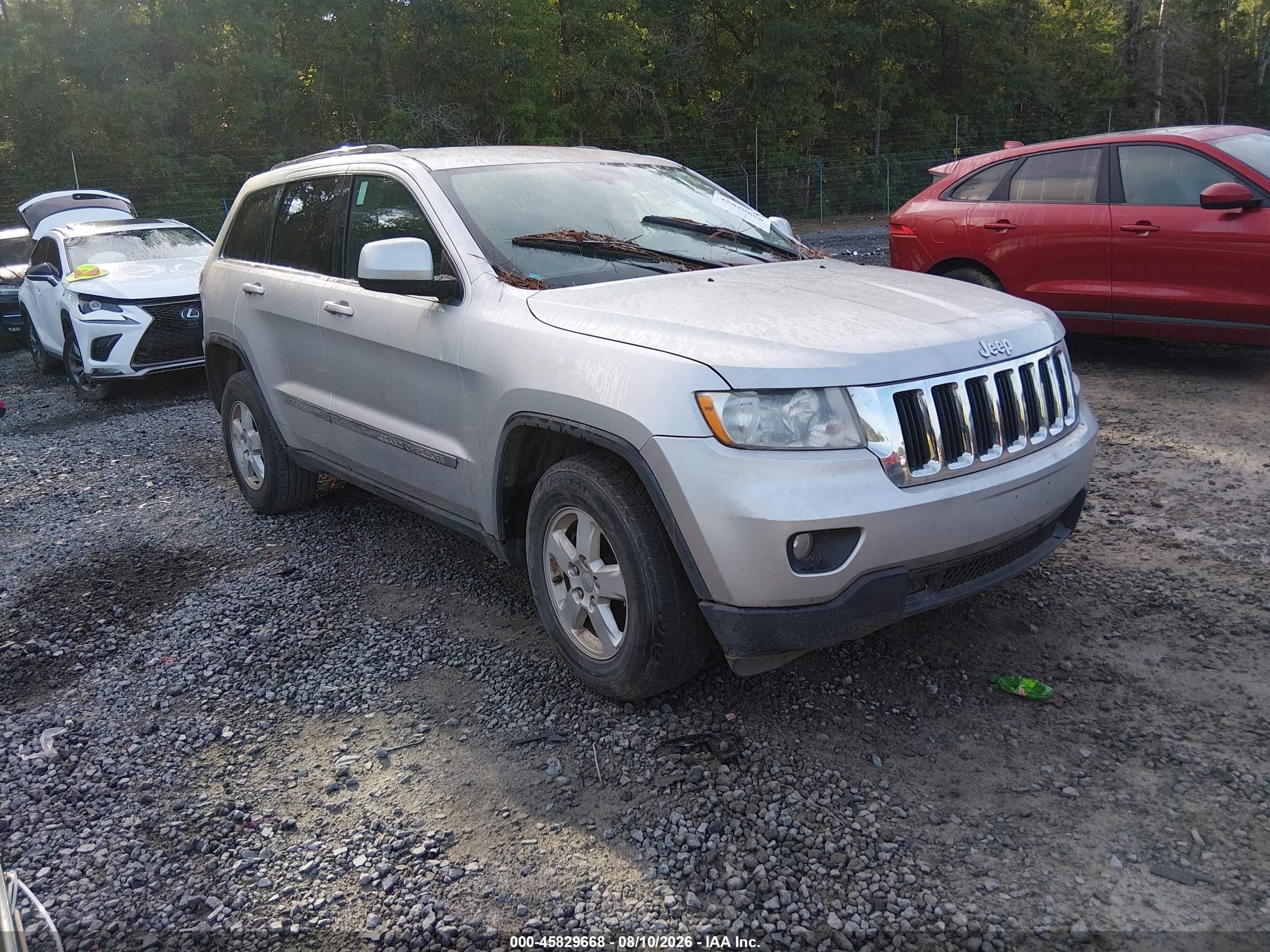 2011 Jeep Grand Cherokee Laredo Silver vin: 1J4RR4GG1BC503071