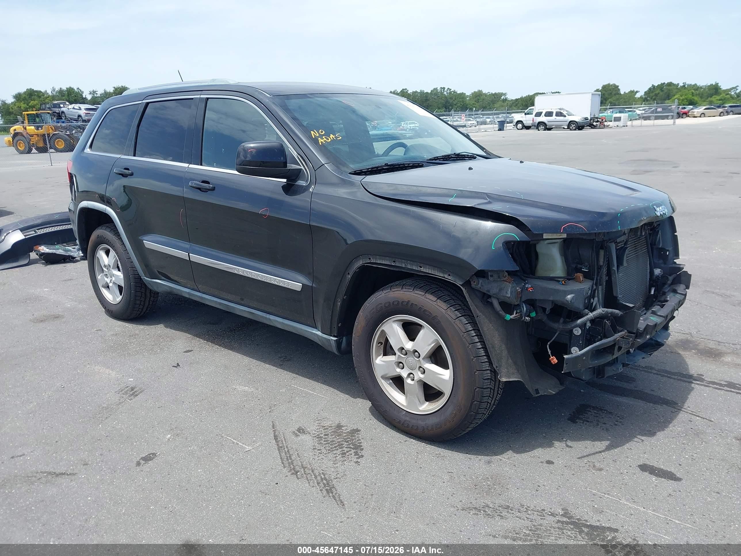 2011 Jeep Grand Cherokee Laredo Black vin: 1J4RR4GG1BC585285