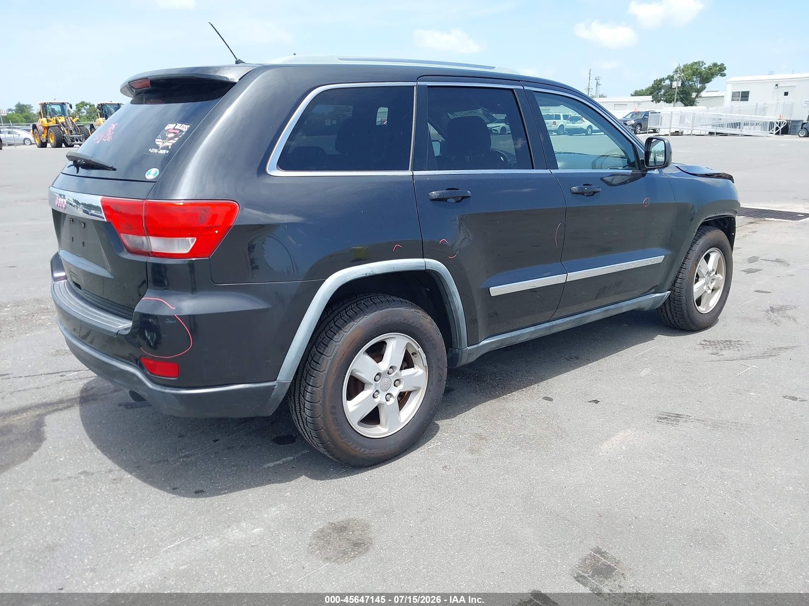 2011 Jeep Grand Cherokee Laredo Black vin: 1J4RR4GG1BC585285