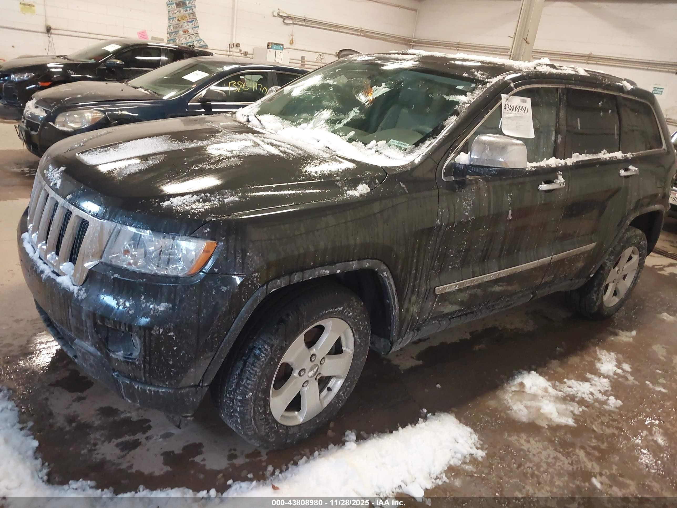2011 Jeep Grand Cherokee Laredo Black vin: 1J4RR4GG1BC680543