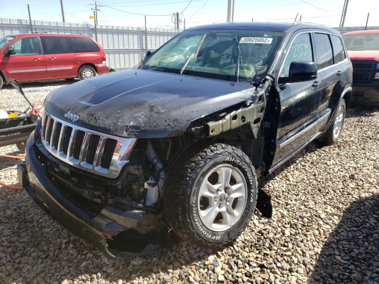 2011 Jeep Grand Cherokee Laredo Black vin: 1J4RR4GG2BC670622