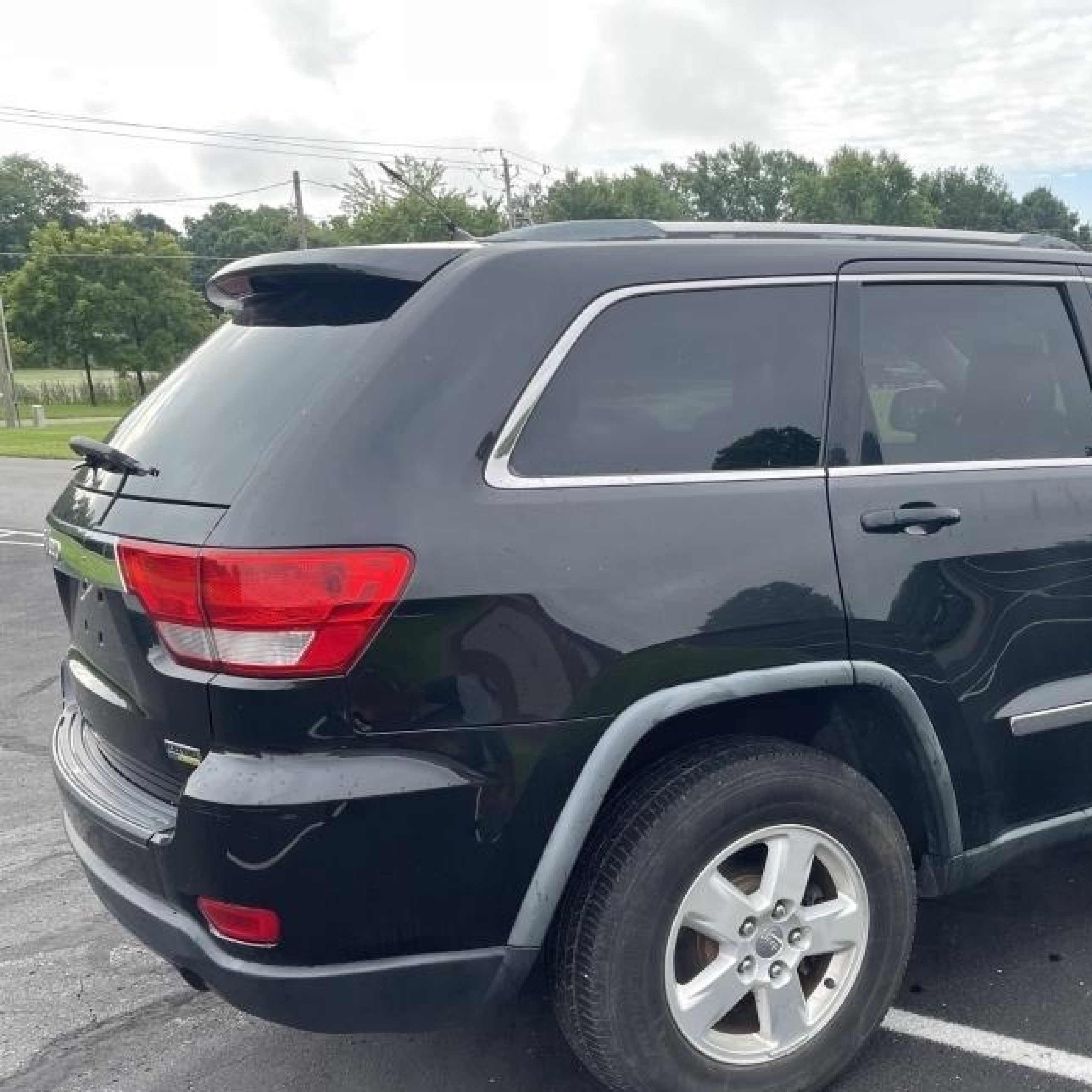 2011 Jeep Grand Cherokee Laredo Черный vin: 1J4RR4GG2BC693933