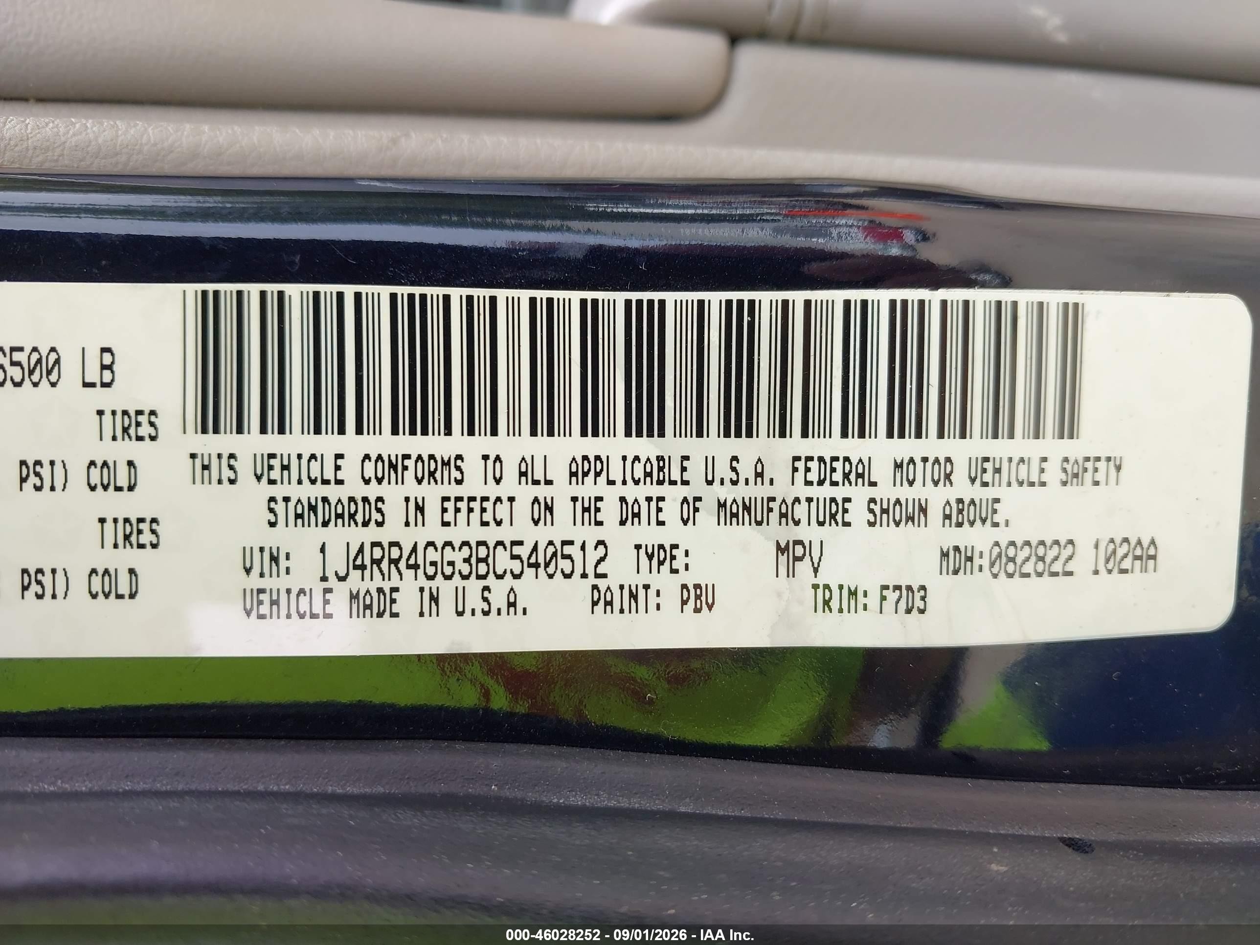 2011 Jeep Grand Cherokee Laredo Синий vin: 1J4RR4GG3BC540512