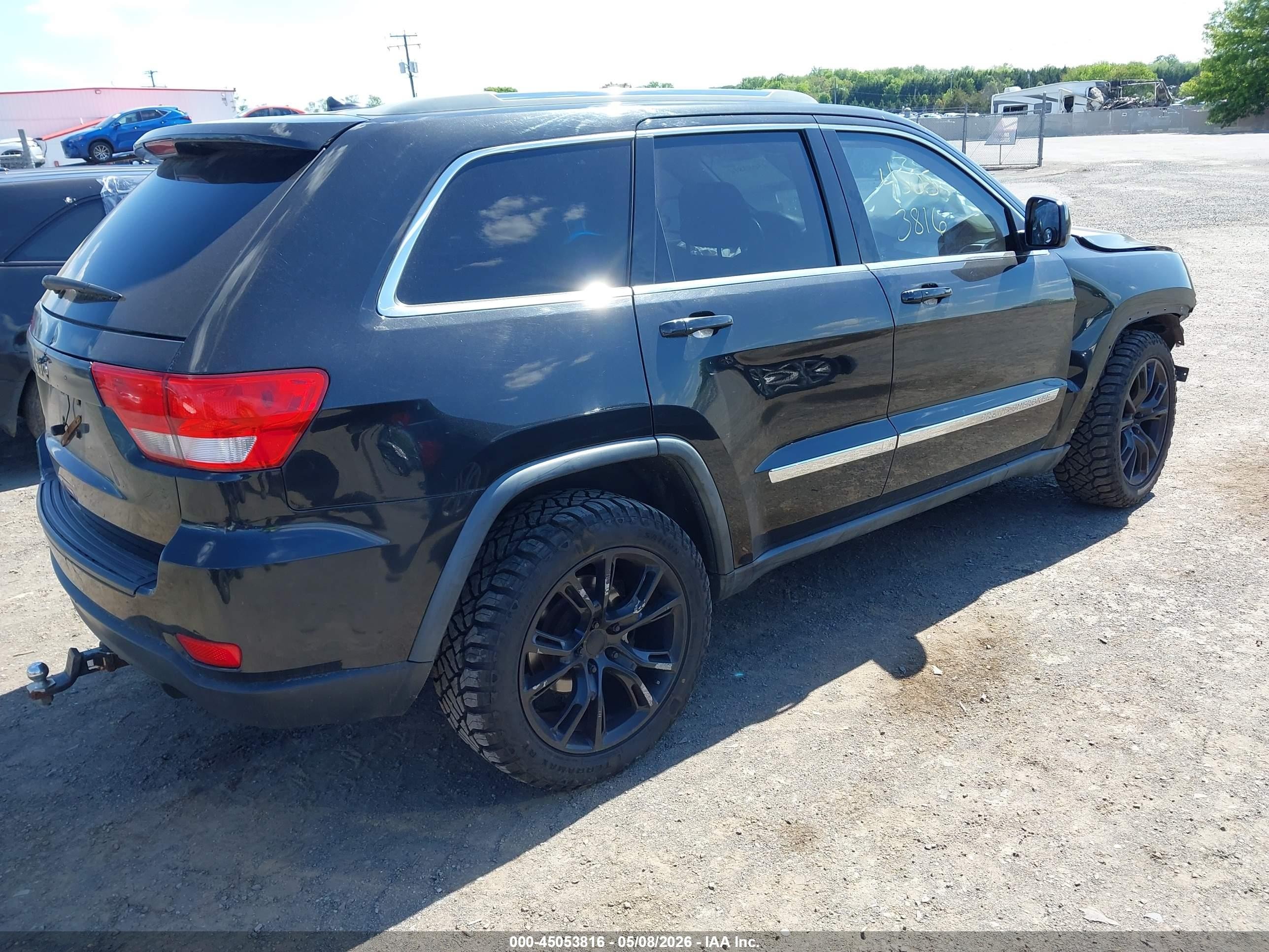 2011 Jeep Grand Cherokee Laredo Black vin: 1J4RR4GG3BC579097