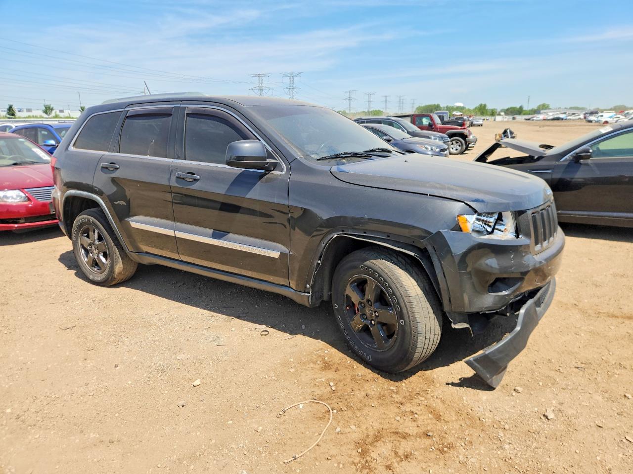 2011 Jeep Grand Cherokee Laredo Black vin: 1J4RR4GG3BC581285