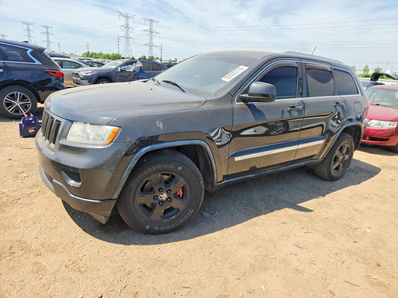 2011 Jeep Grand Cherokee Laredo Black vin: 1J4RR4GG3BC581285
