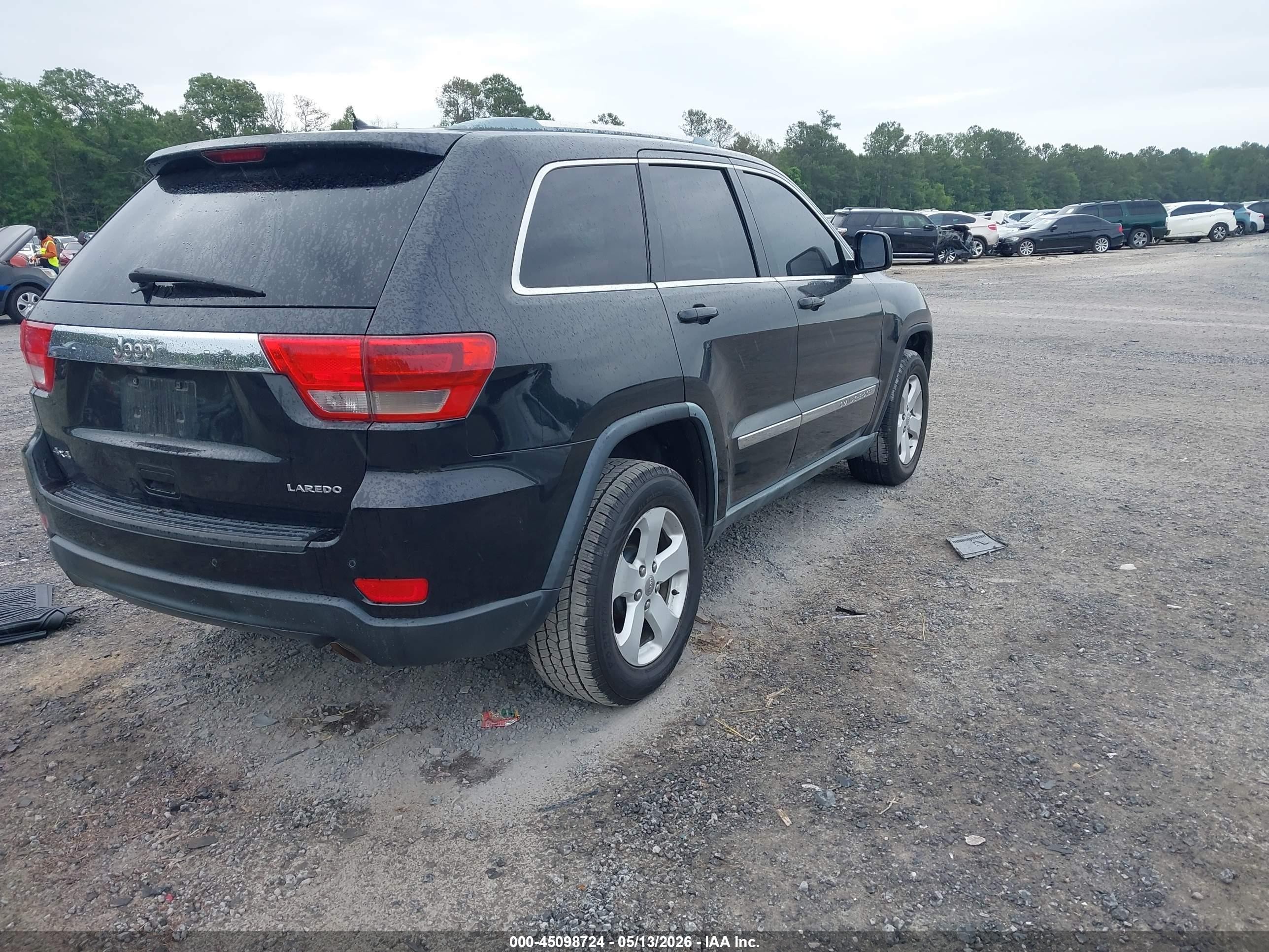 2011 Jeep Grand Cherokee Laredo Черный vin: 1J4RR4GG3BC597700