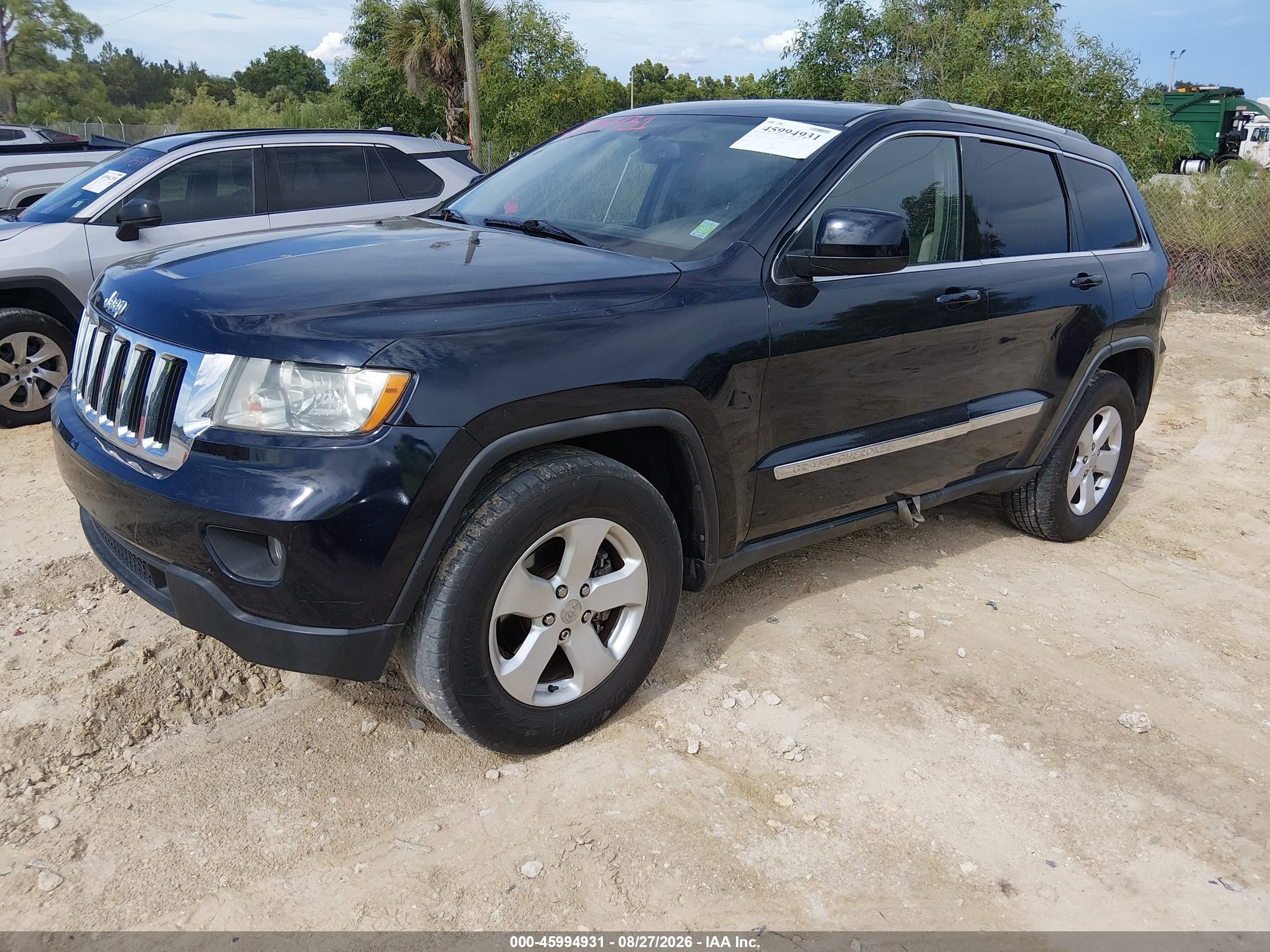2011 Jeep Grand Cherokee Laredo Blue vin: 1J4RR4GG3BC656180