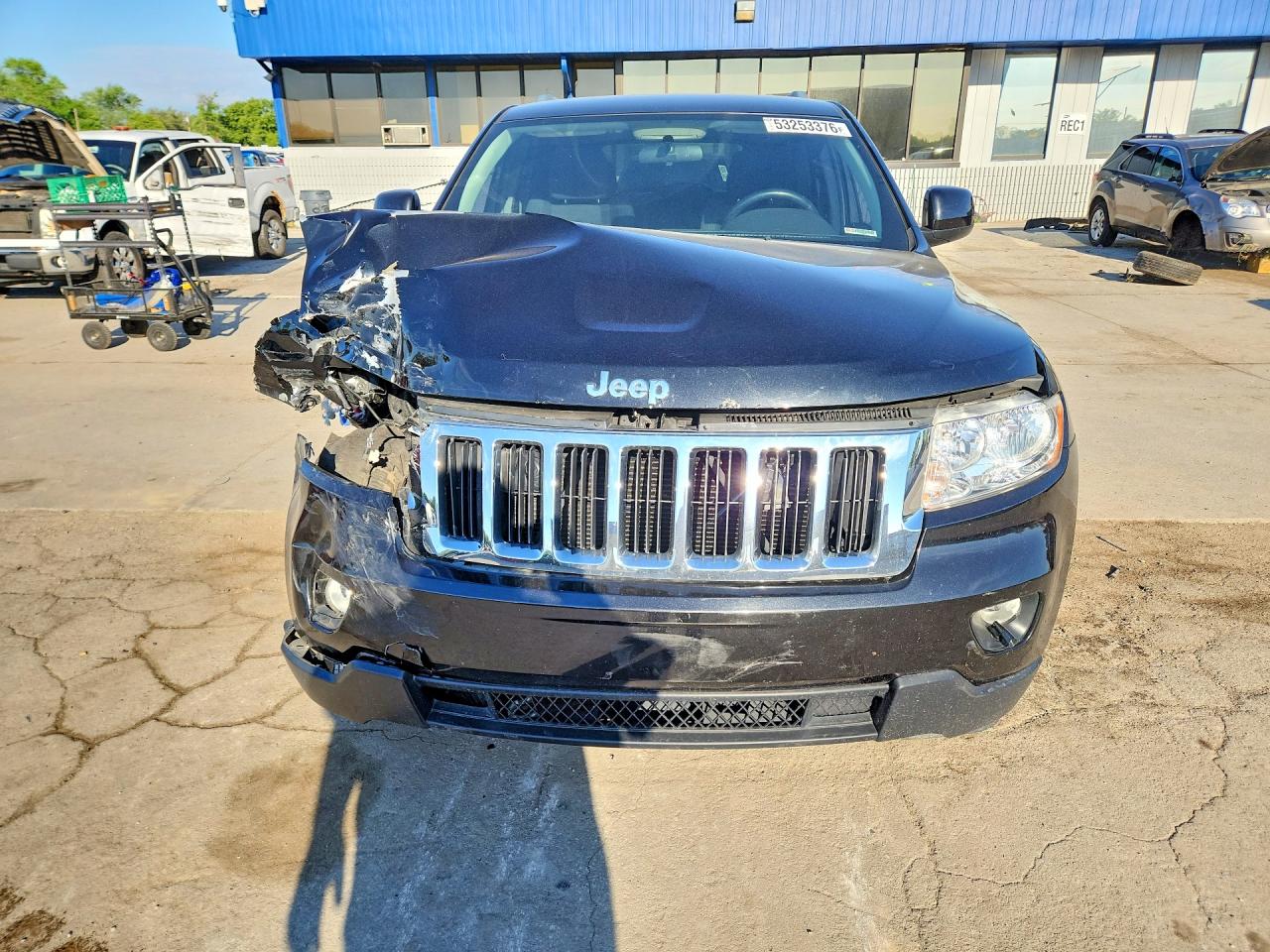 2011 Jeep Grand Cherokee Laredo Black vin: 1J4RR4GG4BC615007