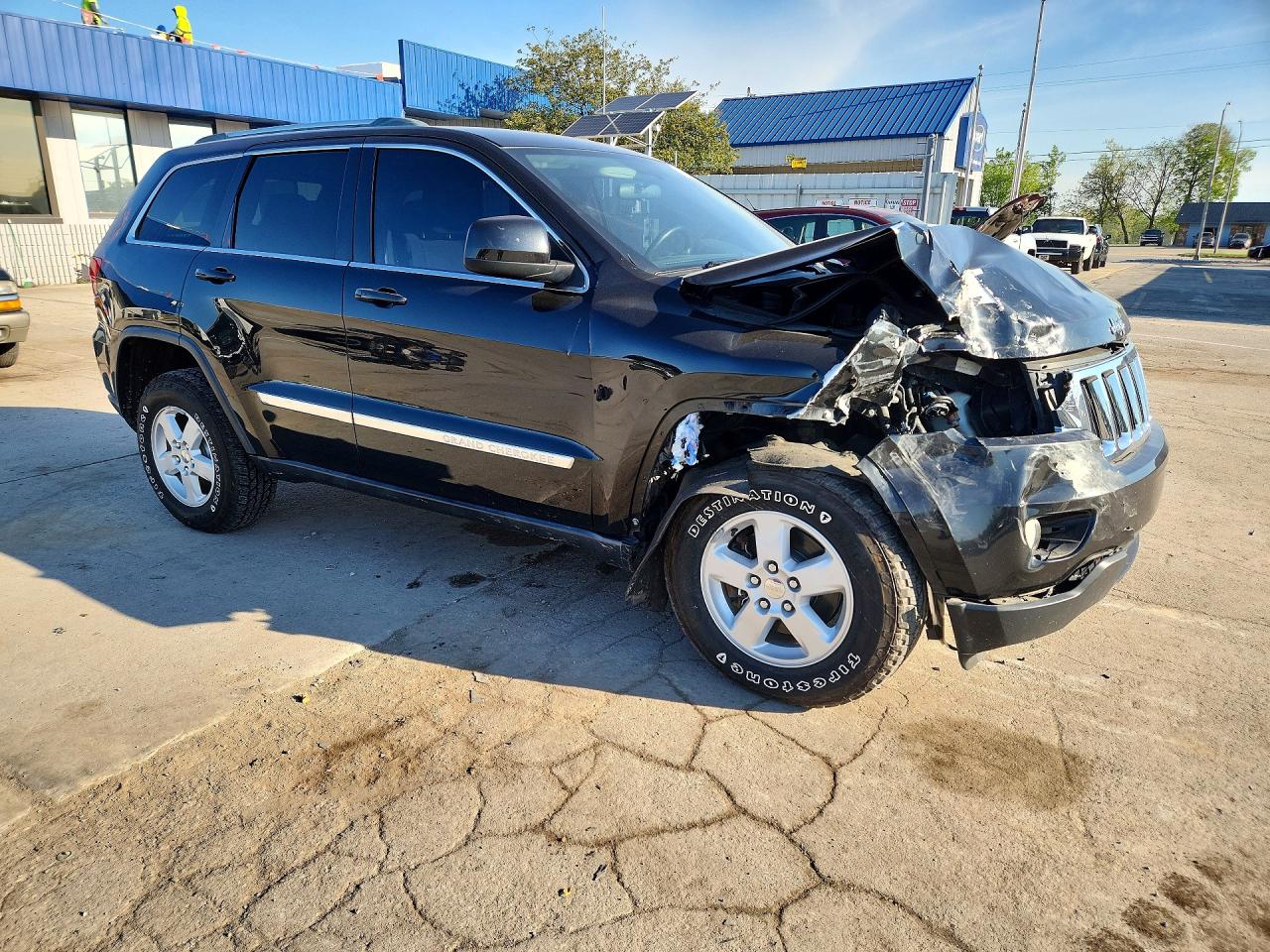 2011 Jeep Grand Cherokee Laredo Black vin: 1J4RR4GG4BC615007