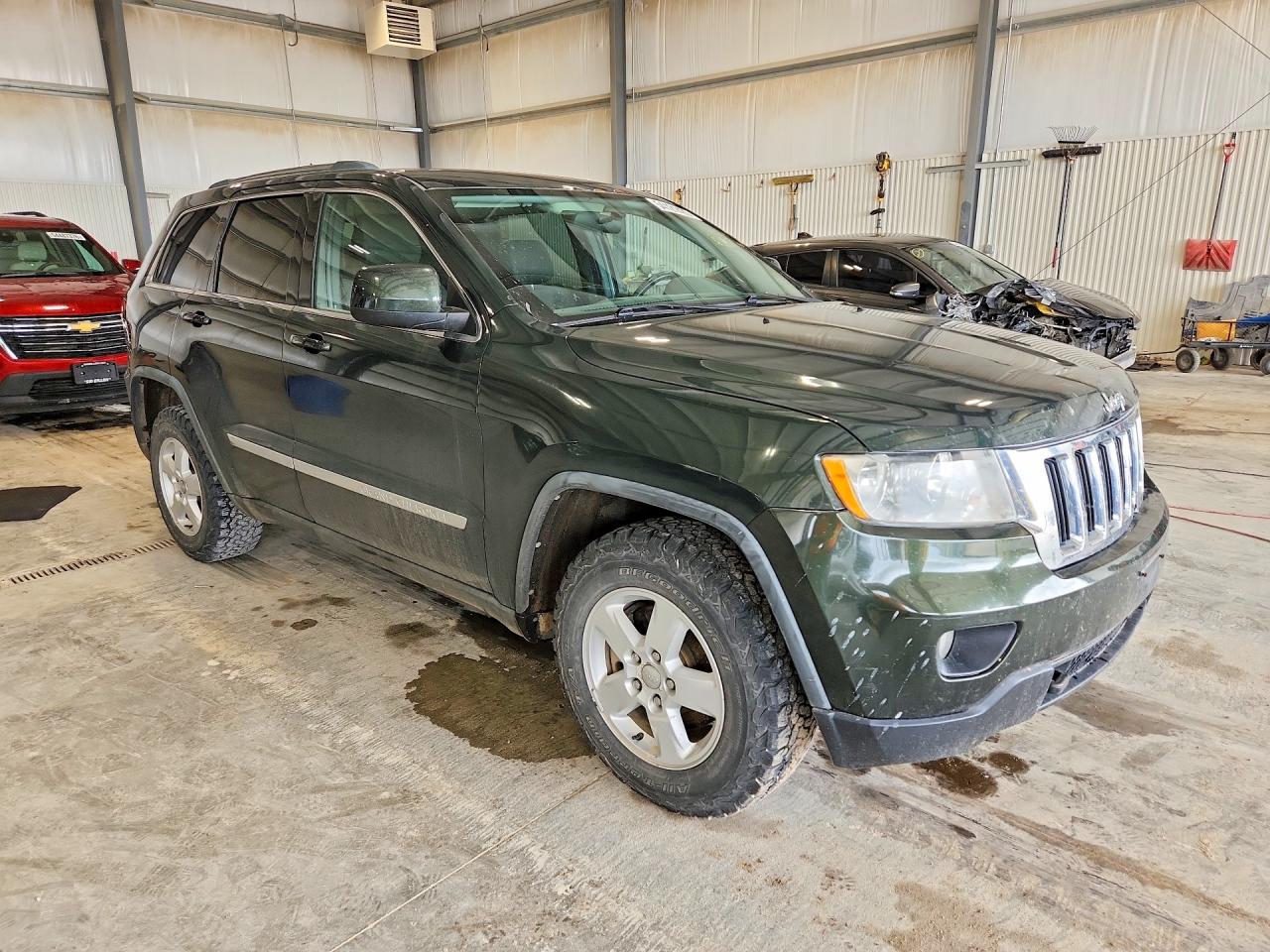 2011 Jeep Grand Cherokee Laredo Green vin: 1J4RR4GG4BC675143