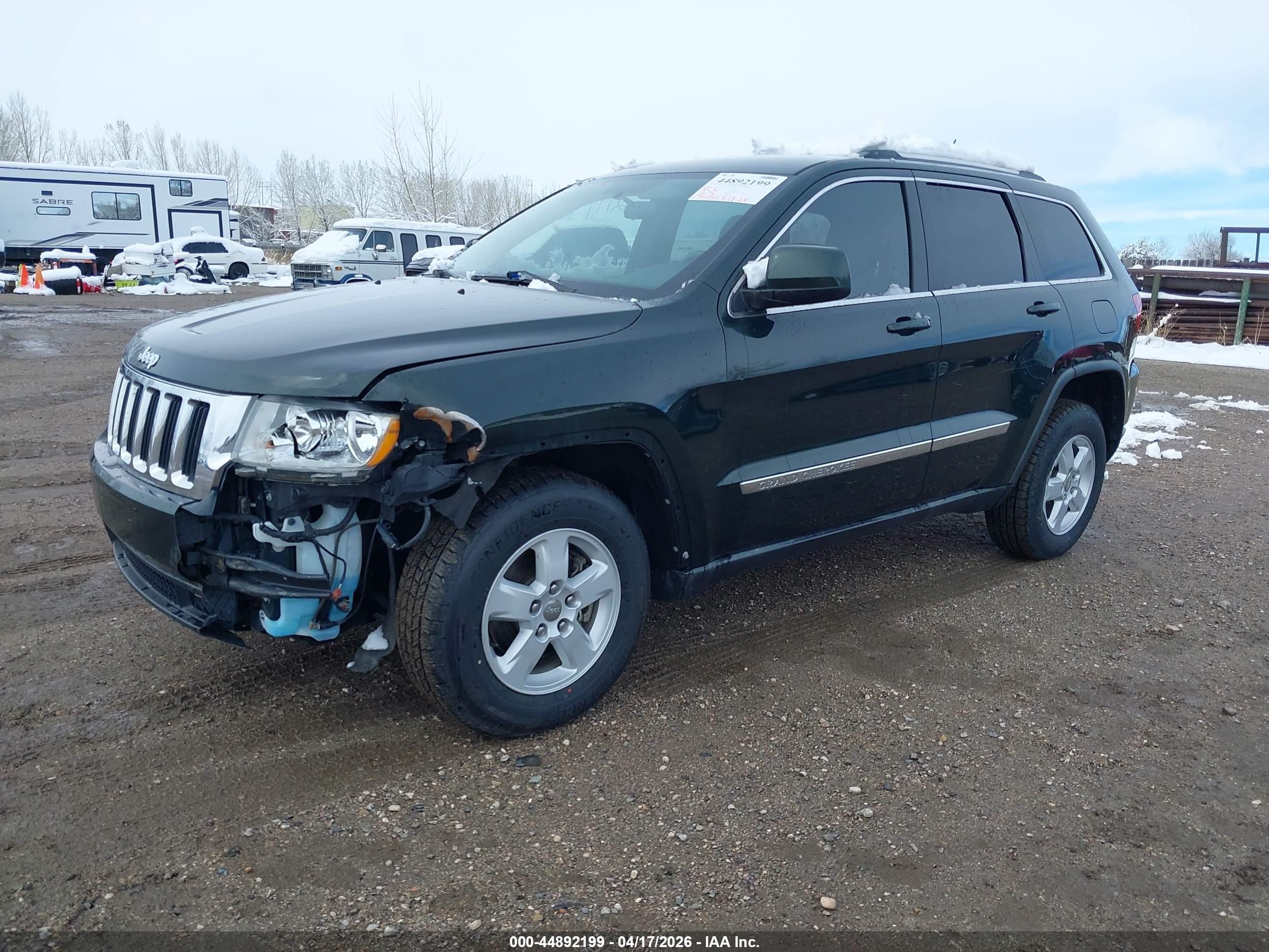2011 Jeep Grand Cherokee Laredo Green vin: 1J4RR4GG4BC681623