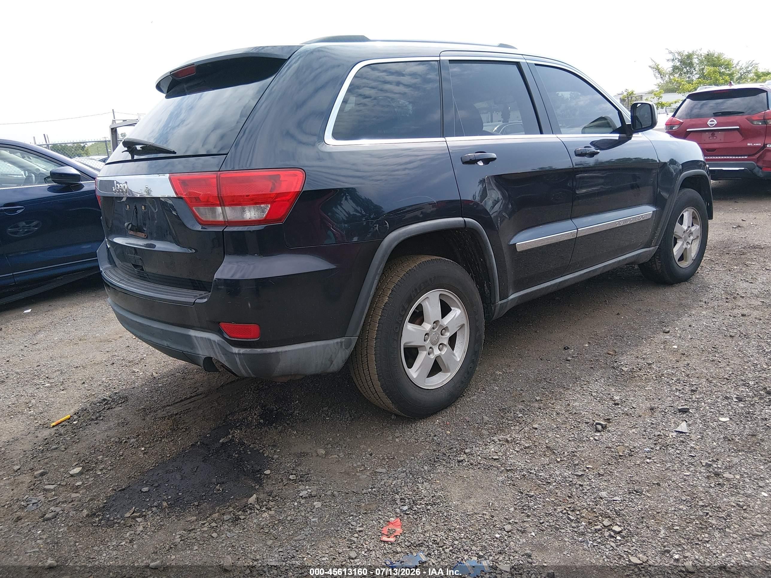 2011 Jeep Grand Cherokee Laredo Black vin: 1J4RR4GG5BC523758