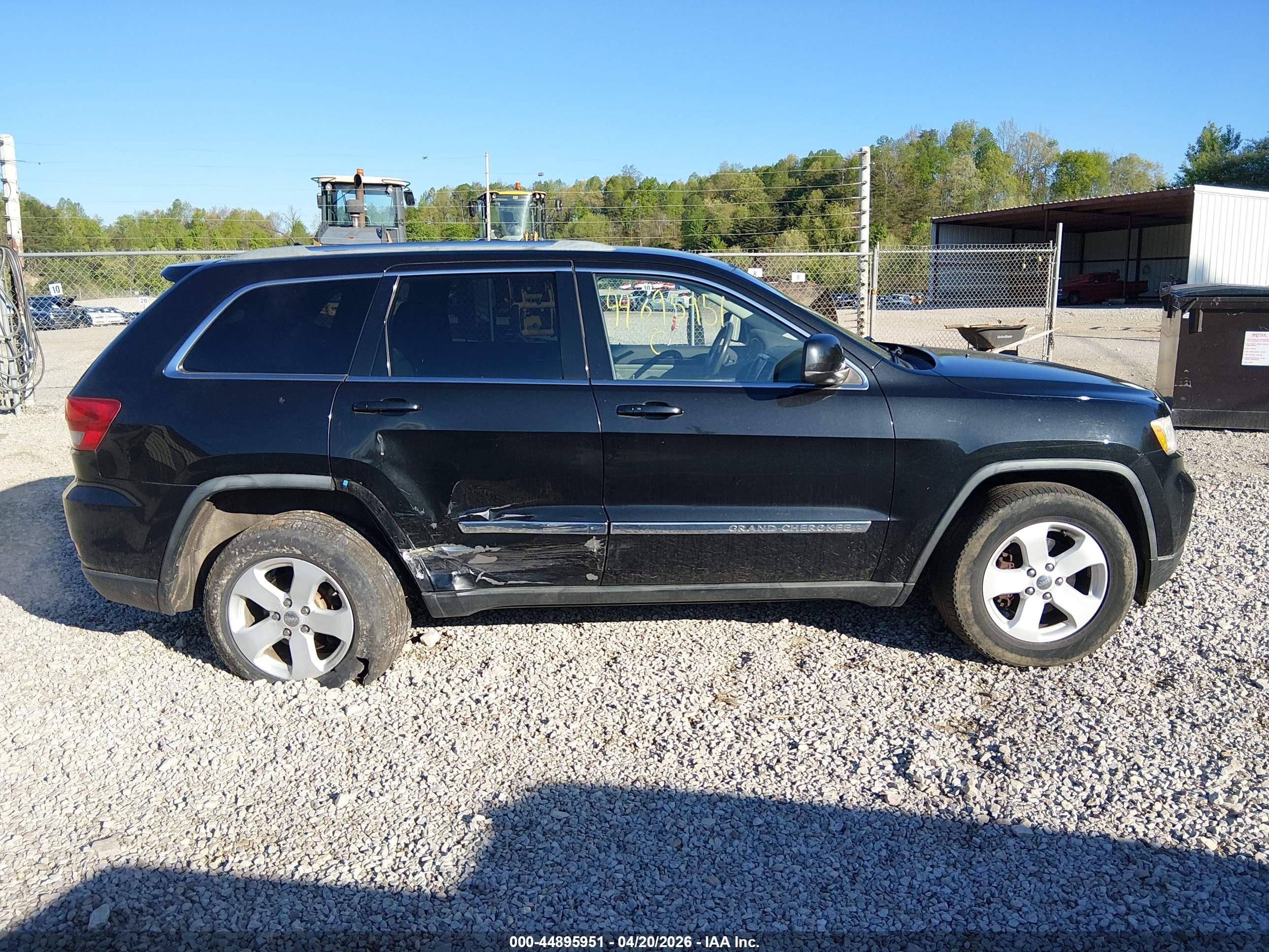 2011 Jeep Grand Cherokee Laredo Black vin: 1J4RR4GG5BC544268