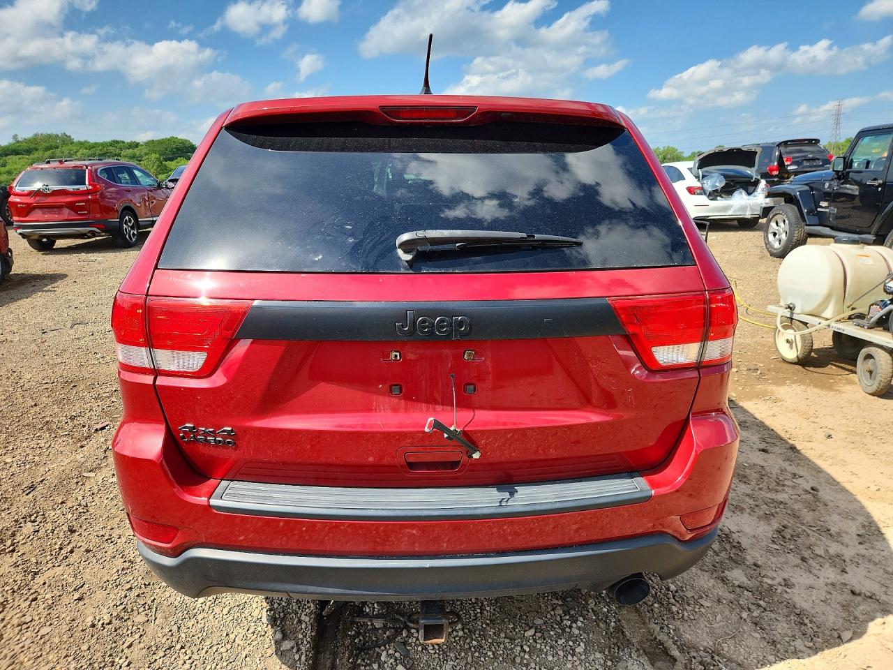 2011 Jeep Grand Cherokee Laredo Красный vin: 1J4RR4GG5BC571616