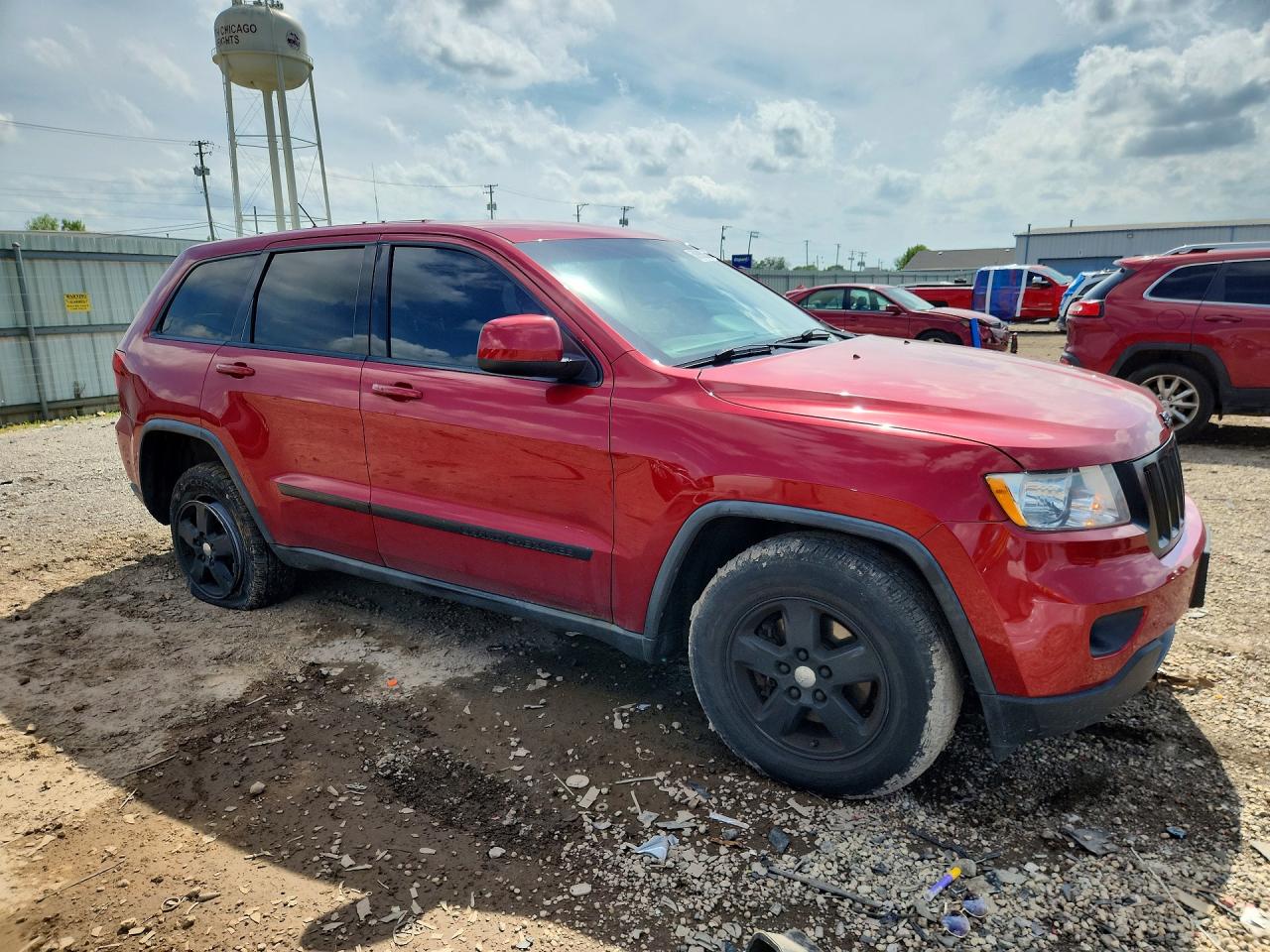 2011 Jeep Grand Cherokee Laredo Красный vin: 1J4RR4GG5BC571616