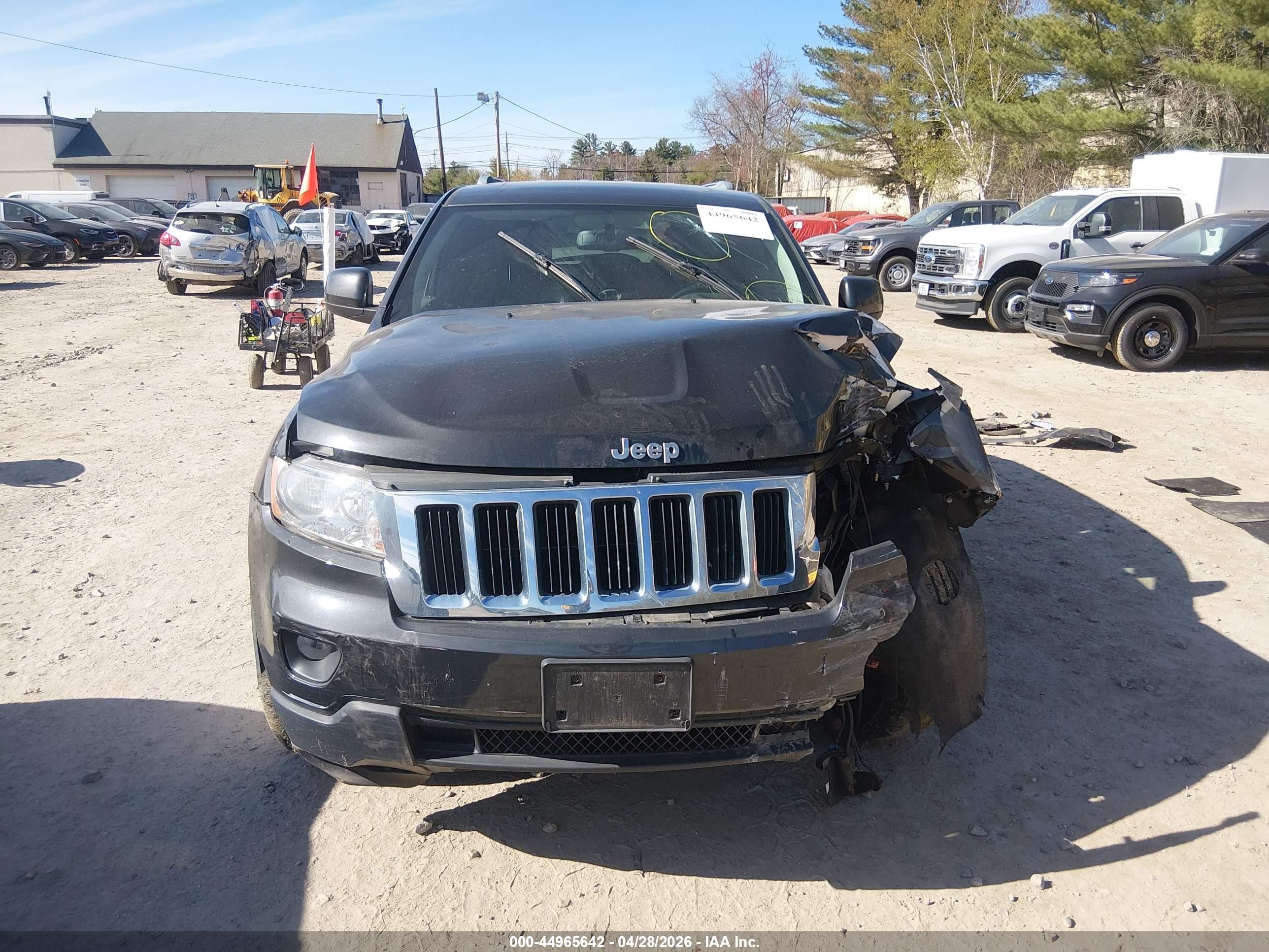 2011 Jeep Grand Cherokee Laredo Черный vin: 1J4RR4GG6BC714041