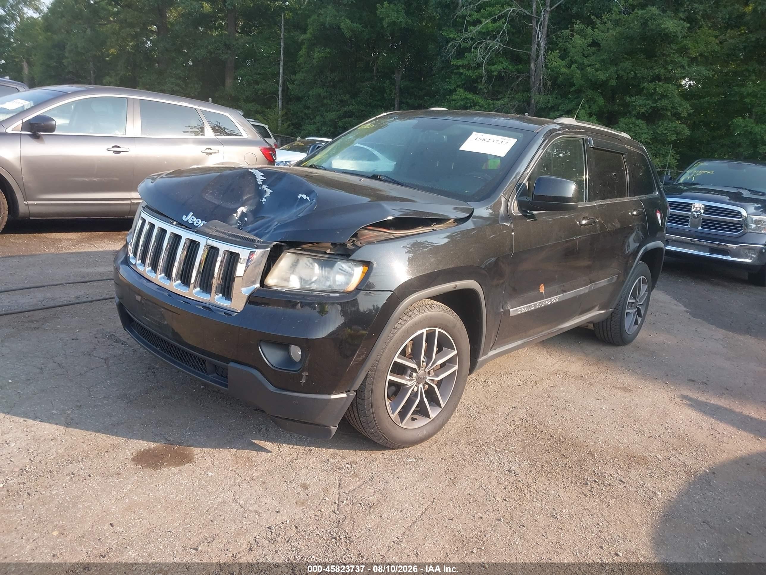 2011 Jeep Grand Cherokee Laredo Black vin: 1J4RR4GG7BC511174