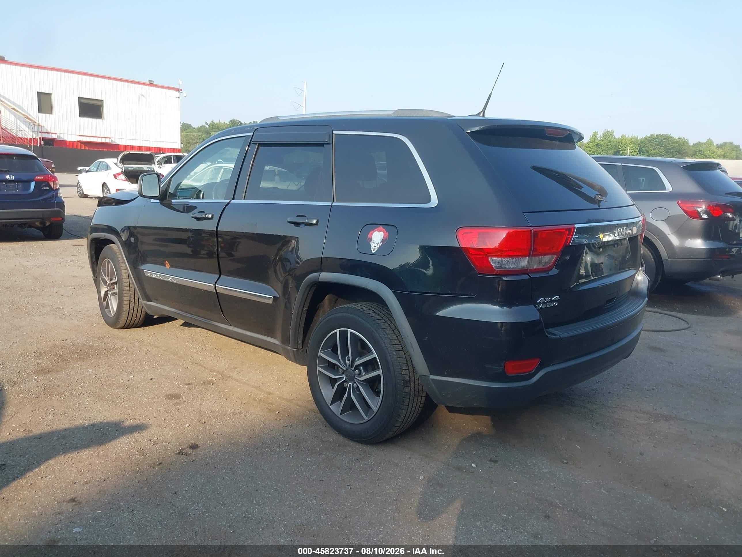 2011 Jeep Grand Cherokee Laredo Black vin: 1J4RR4GG7BC511174