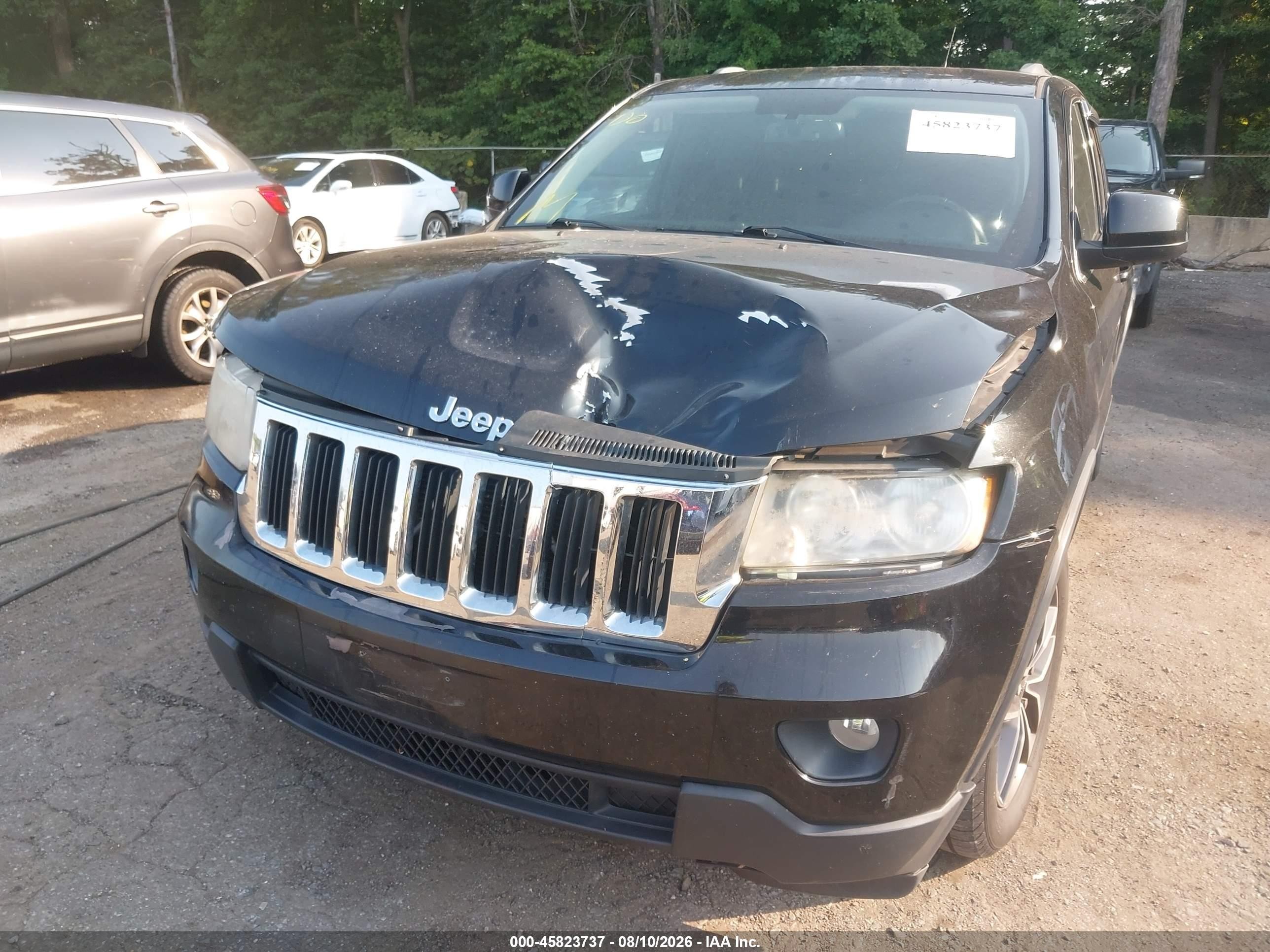 2011 Jeep Grand Cherokee Laredo Black vin: 1J4RR4GG7BC511174