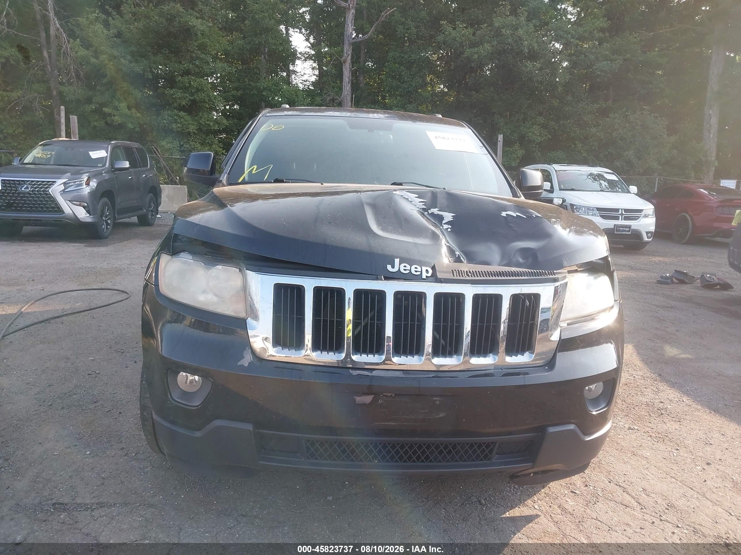 2011 Jeep Grand Cherokee Laredo Black vin: 1J4RR4GG7BC511174