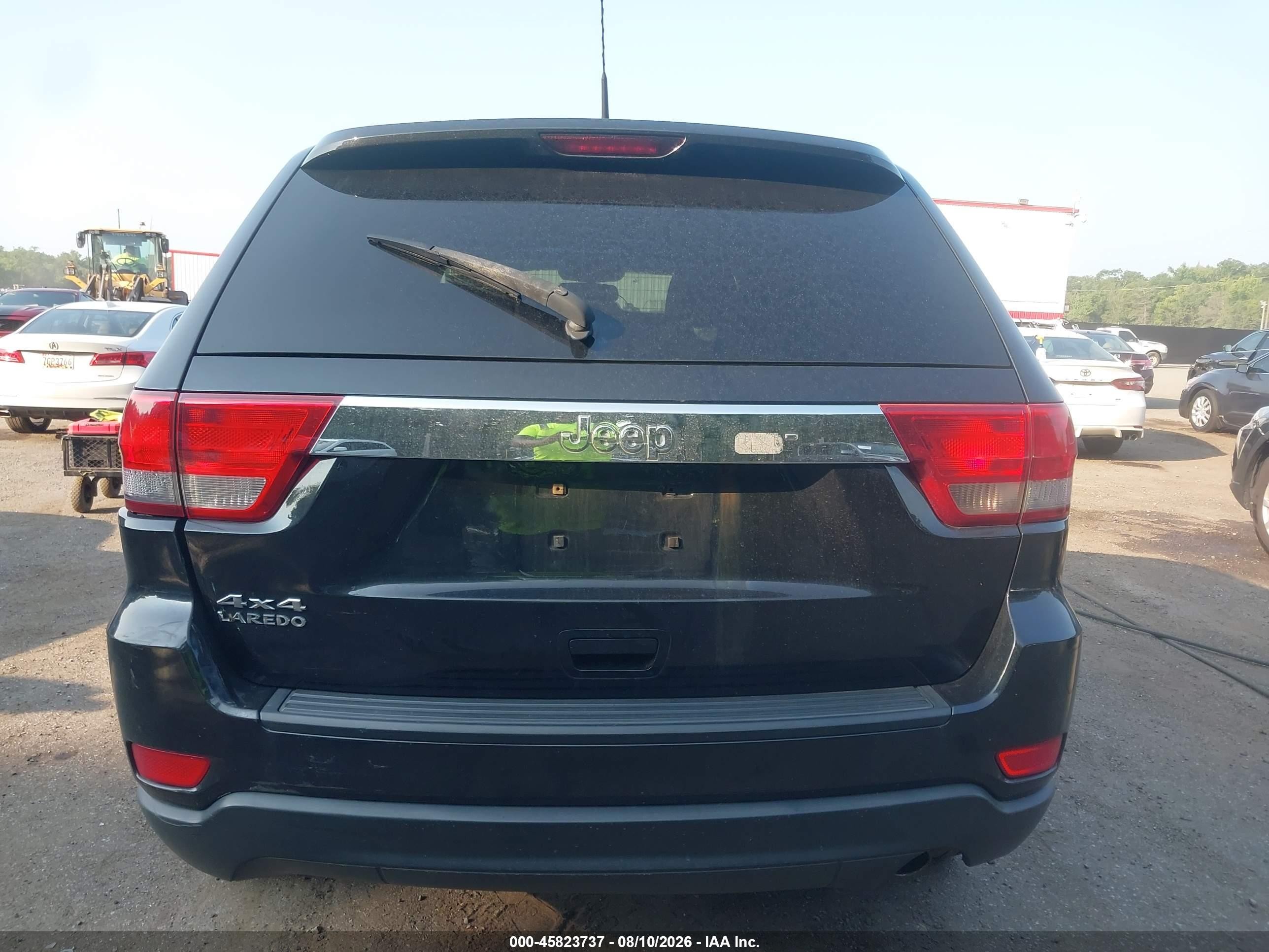2011 Jeep Grand Cherokee Laredo Black vin: 1J4RR4GG7BC511174