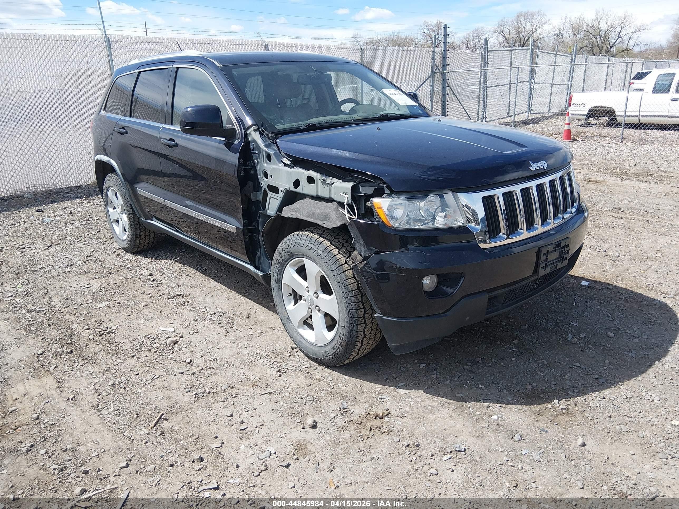 2011 Jeep Grand Cherokee Laredo Black vin: 1J4RR4GG7BC563405