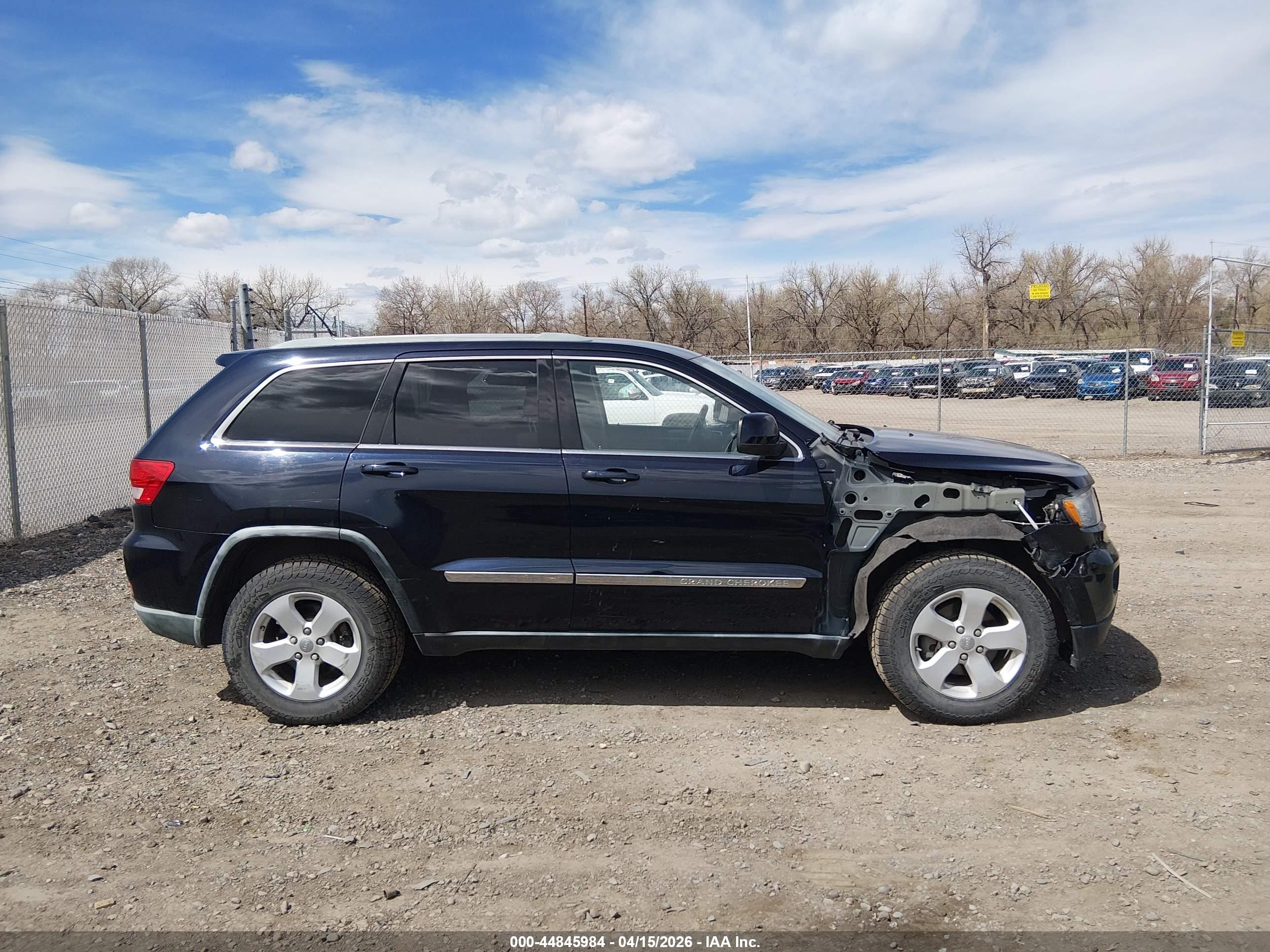 2011 Jeep Grand Cherokee Laredo Black vin: 1J4RR4GG7BC563405
