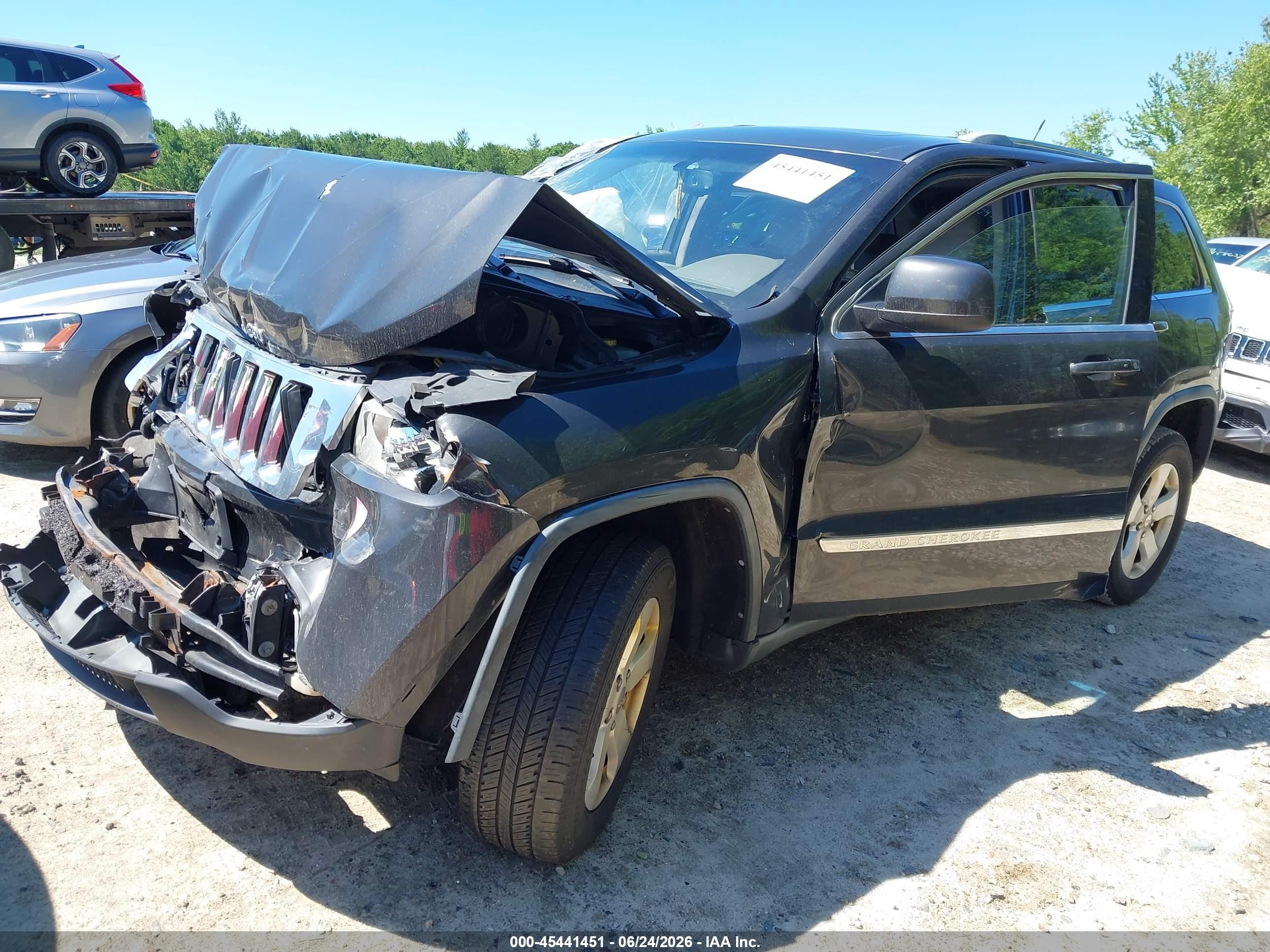 2011 Jeep Grand Cherokee Laredo Black vin: 1J4RR4GG7BC722858